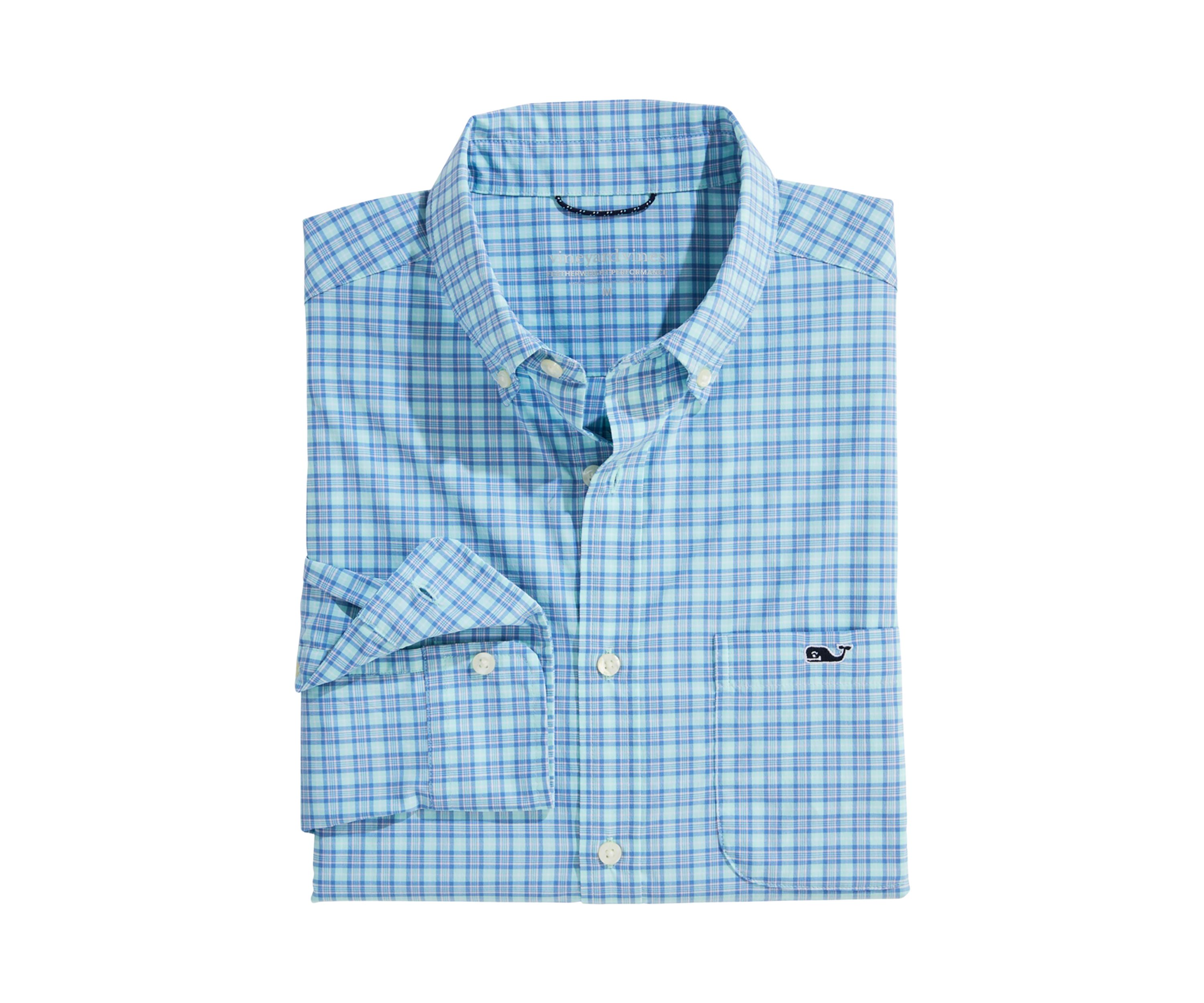 Checkered Featherweight Button Up Shirt 