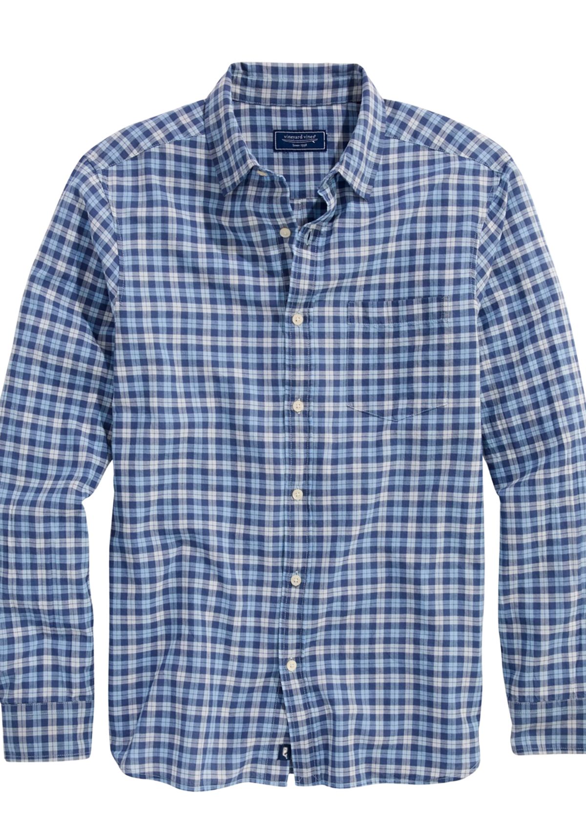 Mens Overlook Plaid Breezy Shirt