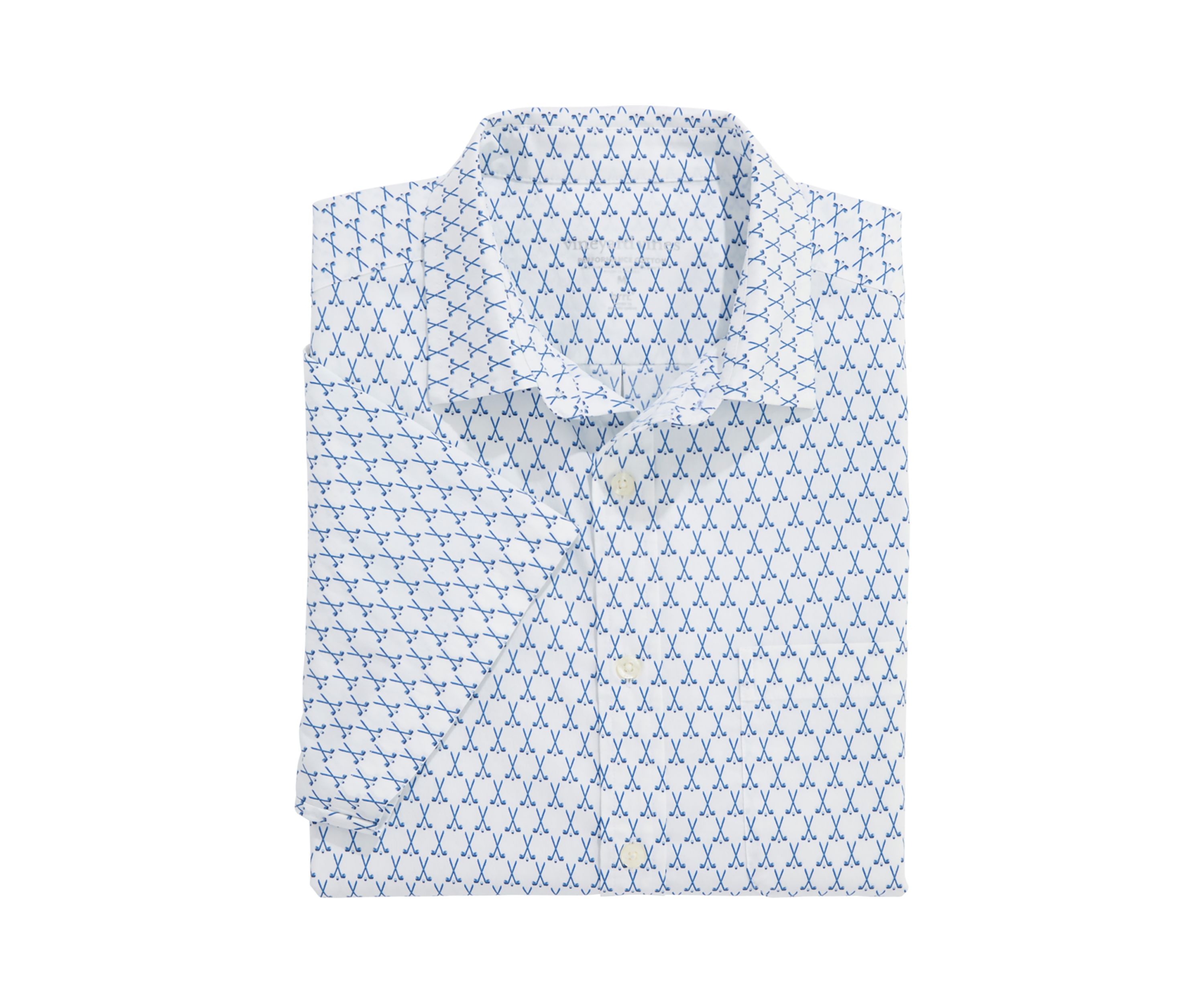 Mens Country Clubs Brrr Short Sleeve Shirt