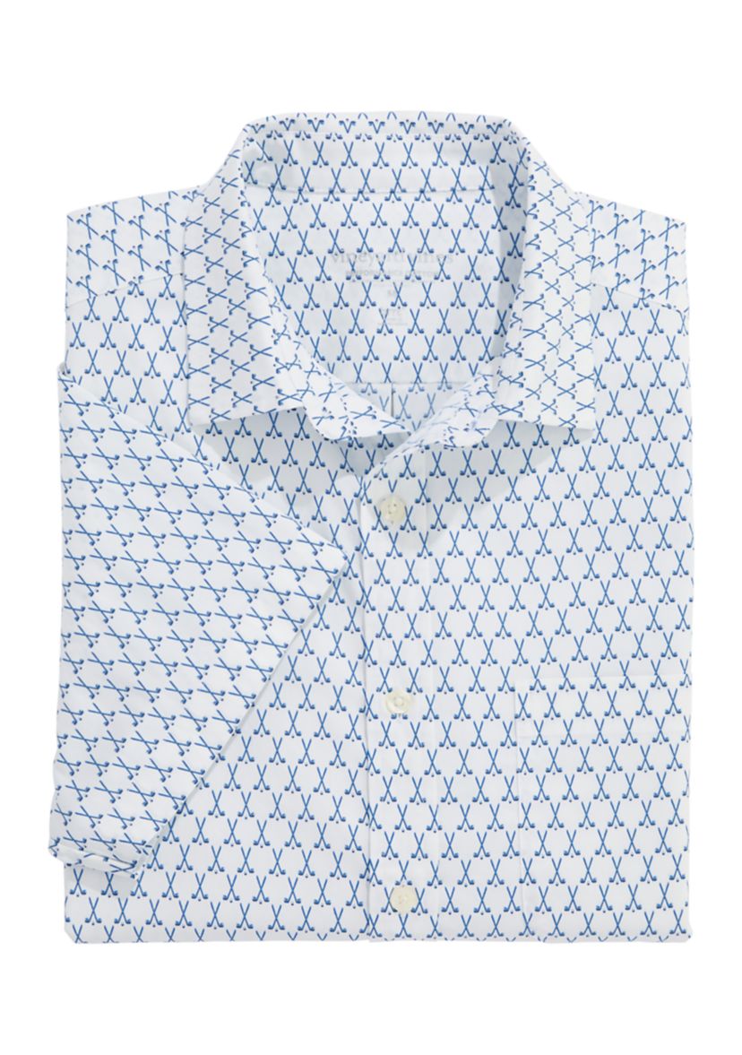 Mens Country Clubs Brrr Short Sleeve Shirt