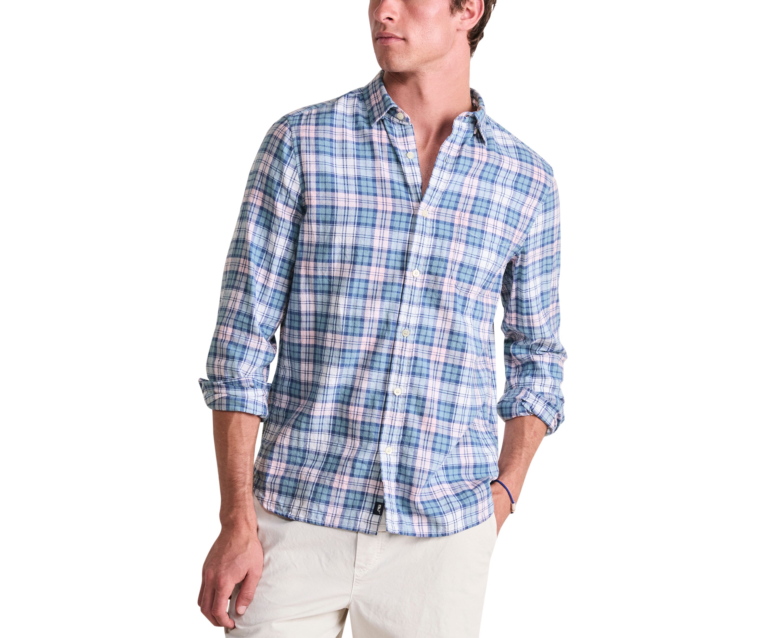 Nobadeer Plaid Island Cotton Shirt