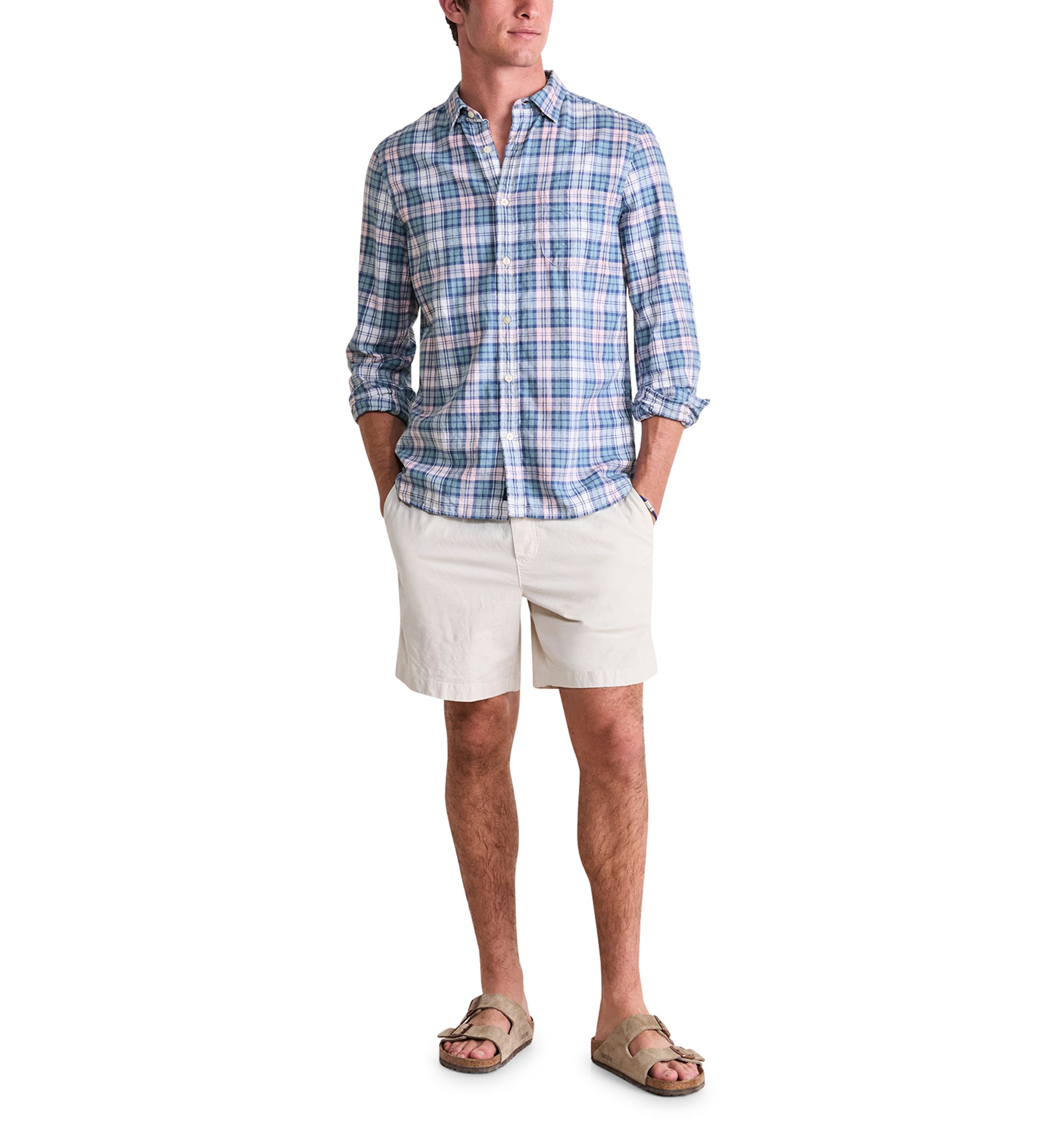 Nobadeer Plaid Island Cotton Shirt