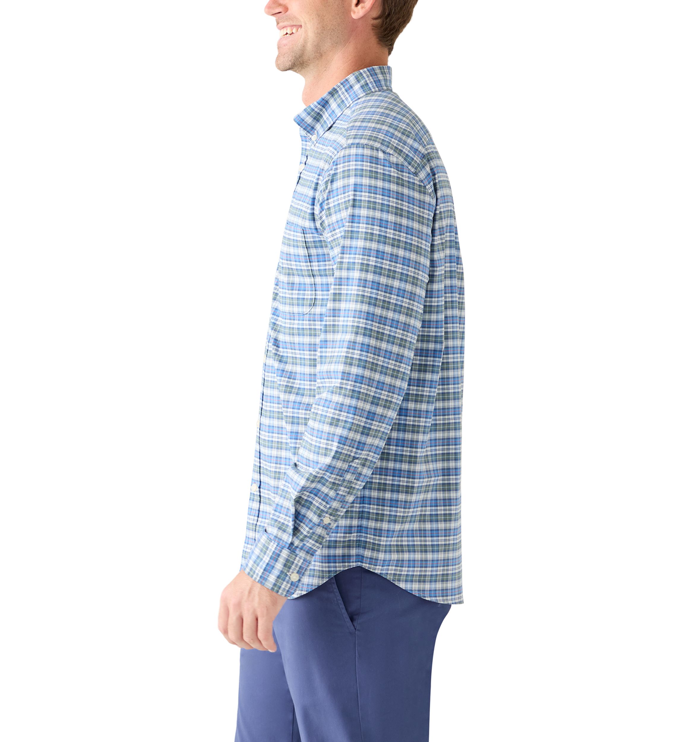 Faraway Plaid brrr° Button Down Shirt 
