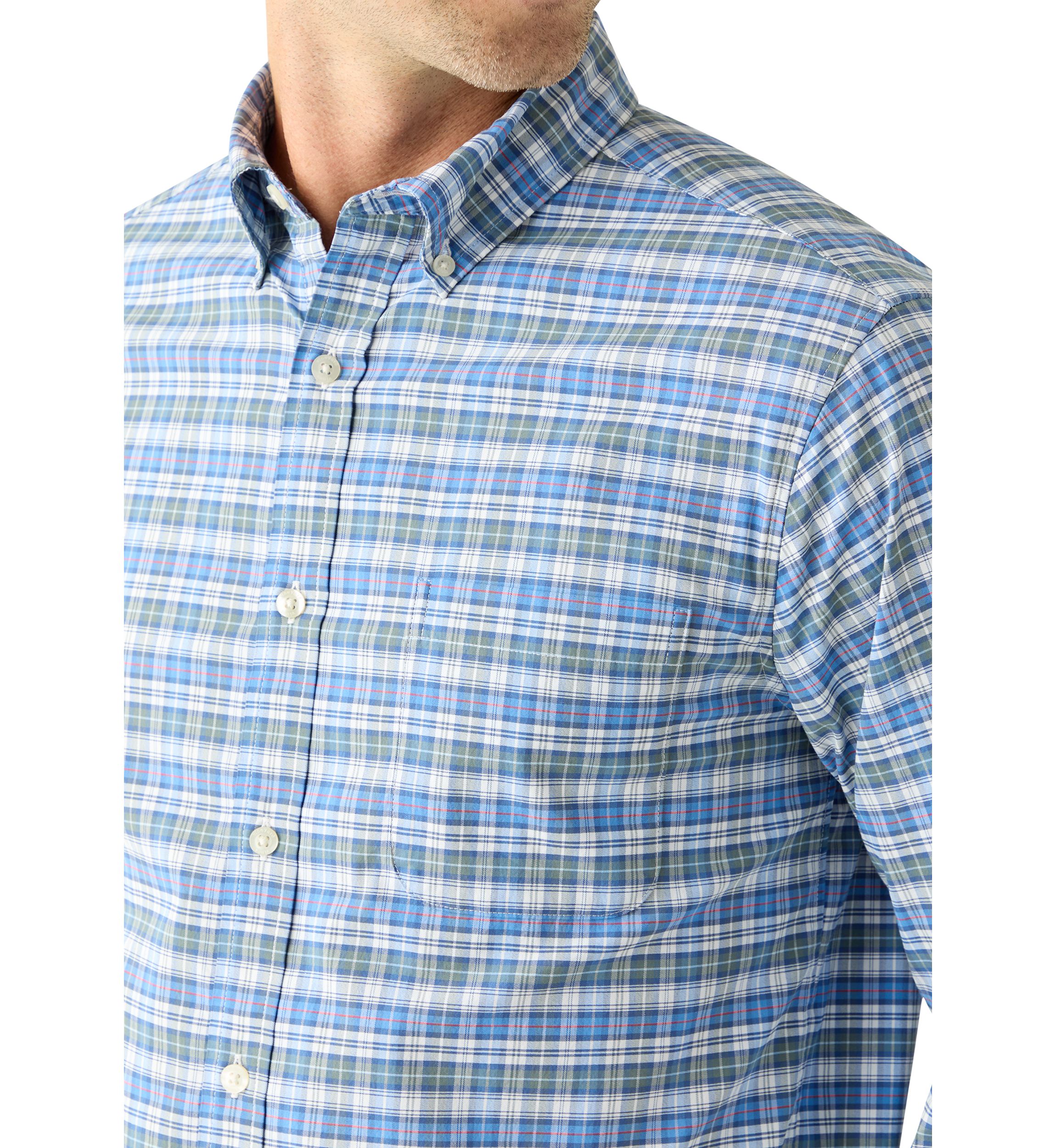 Faraway Plaid brrr° Button Down Shirt 