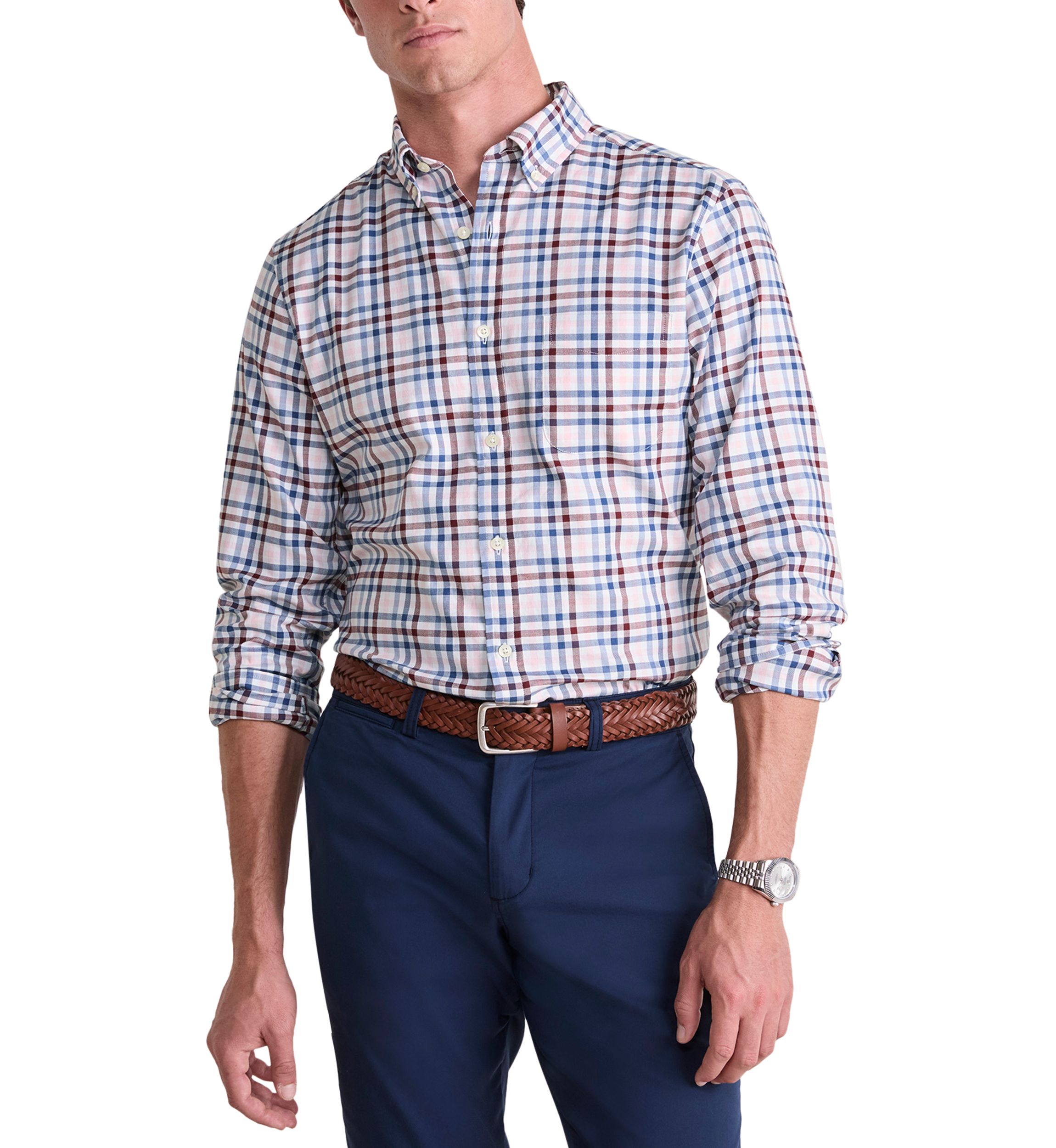 Monomoy Tattersall Oxford Shirt