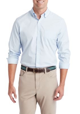 Men's Classic Fit Solid Stretch Cotton Shirt