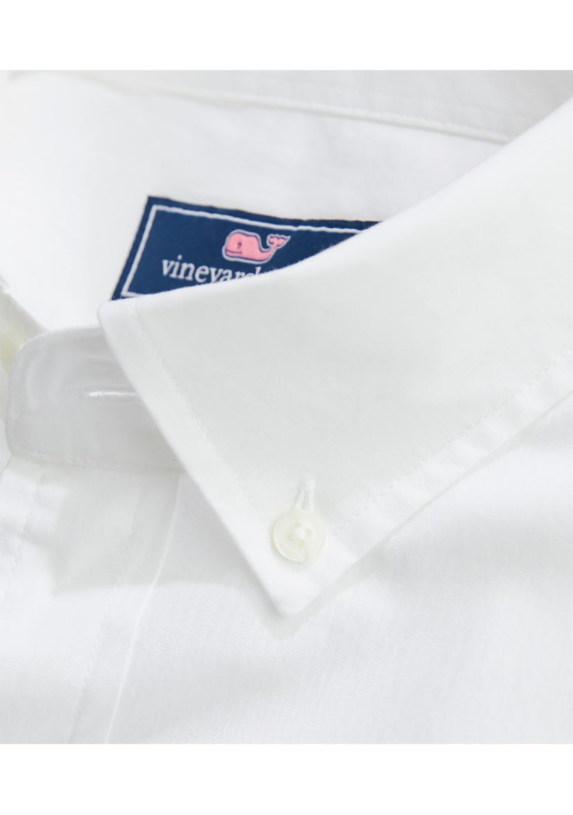 Mens Classic Fit Solid Stretch Cotton Shirt 