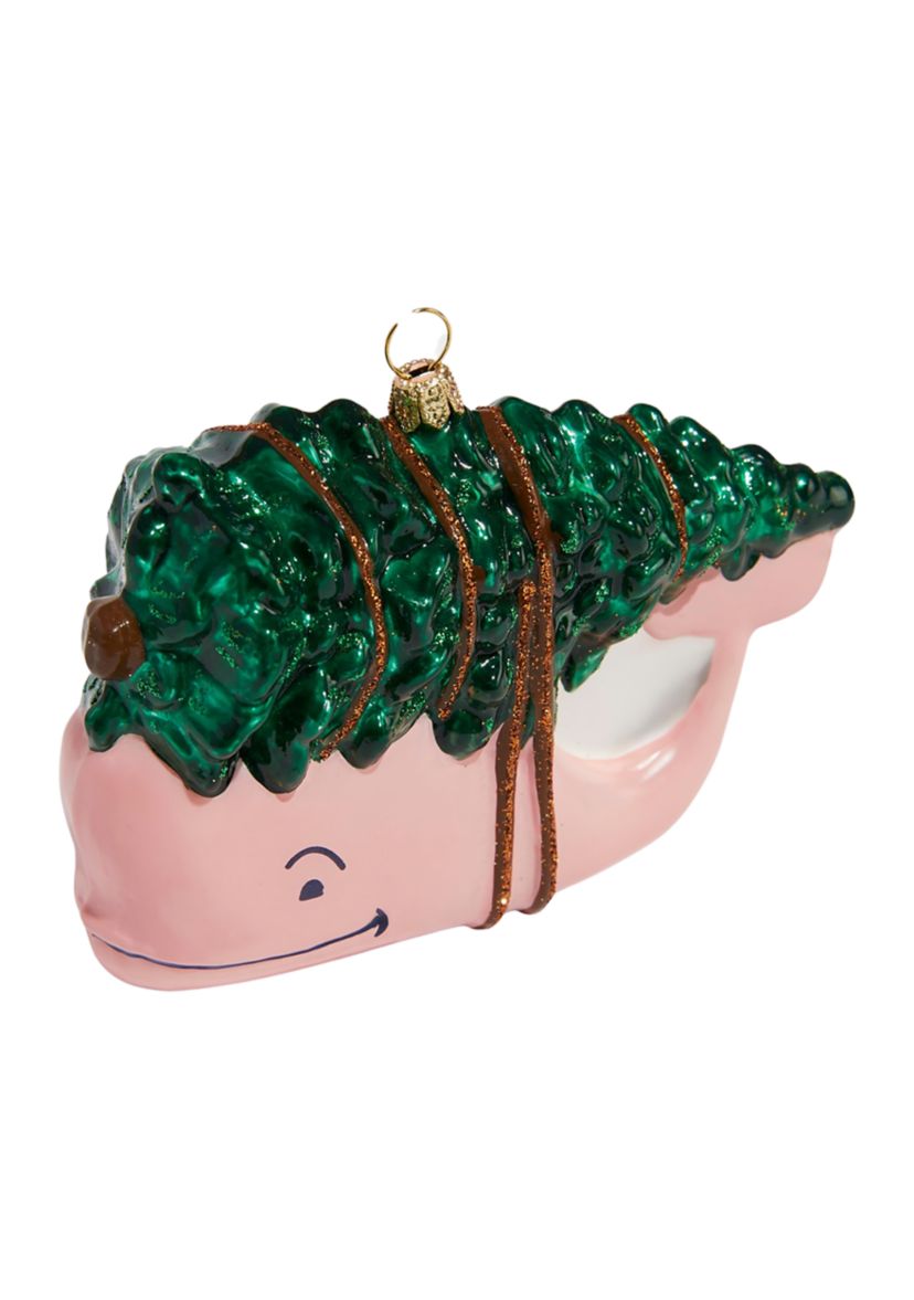 Whale and Tree Ornament