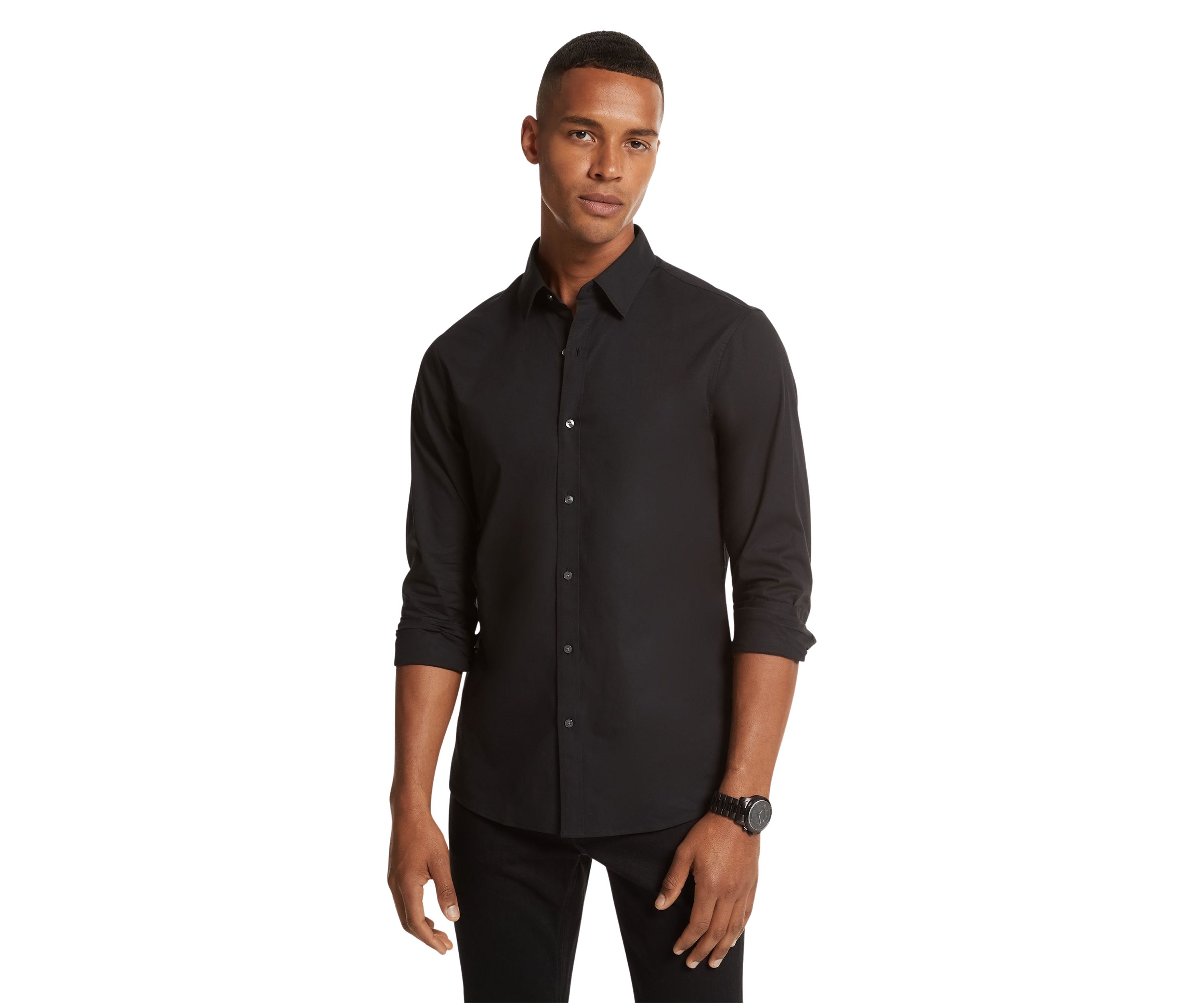 Mens Classic Cotton Button Down Shirt