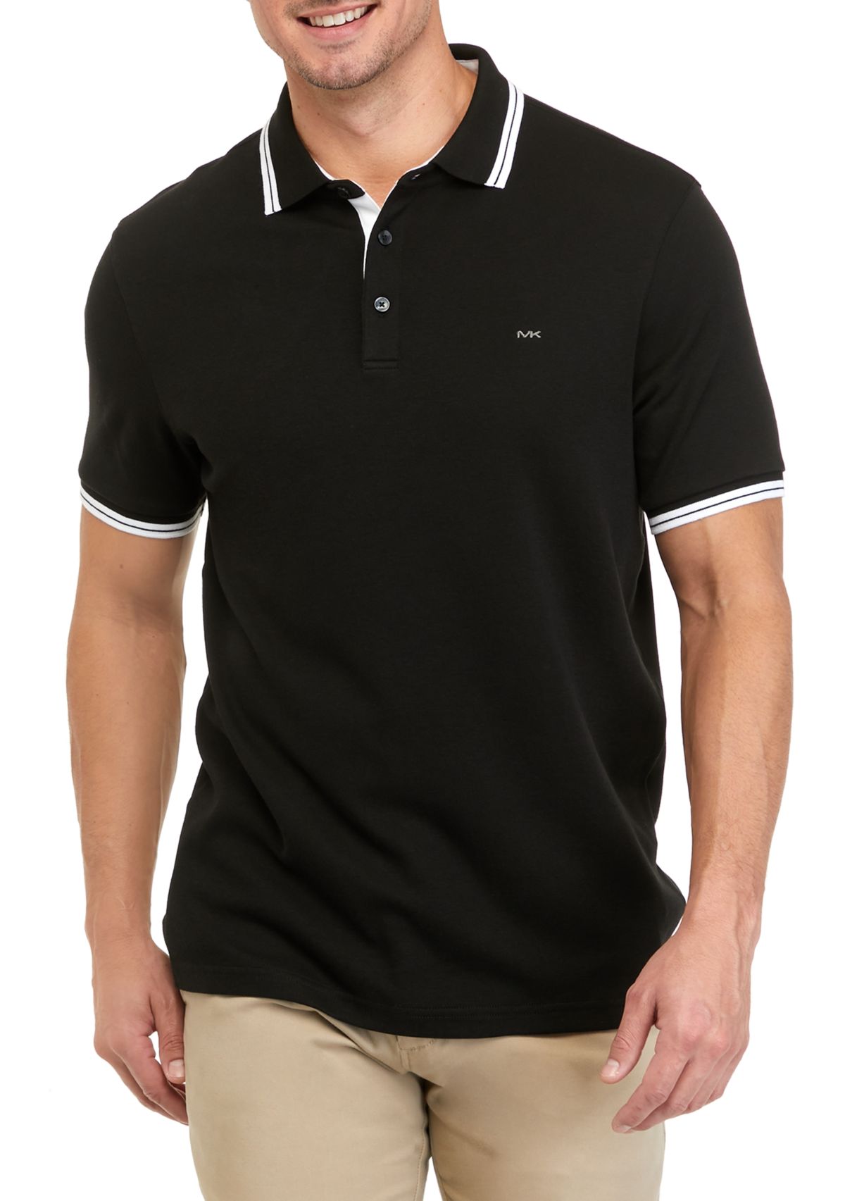 Mens Greenwich Tipped Polo Shirt