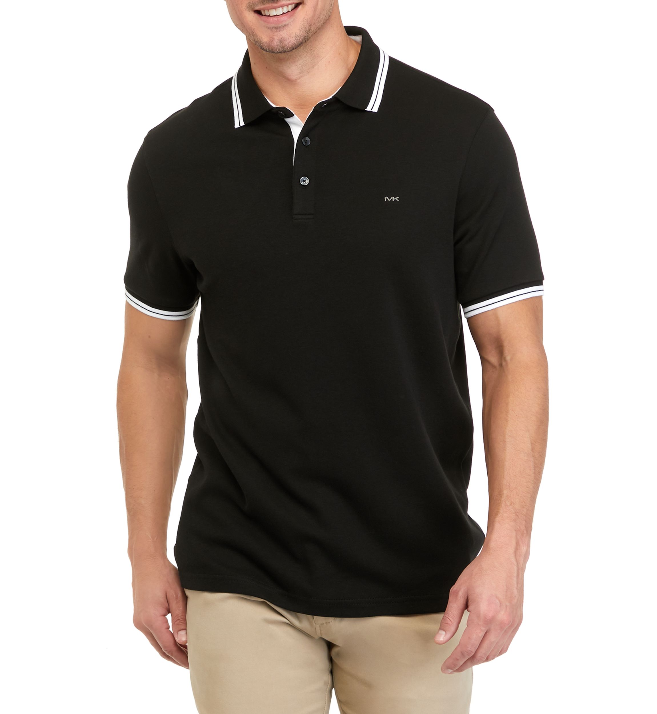 Mens Greenwich Tipped Polo Shirt