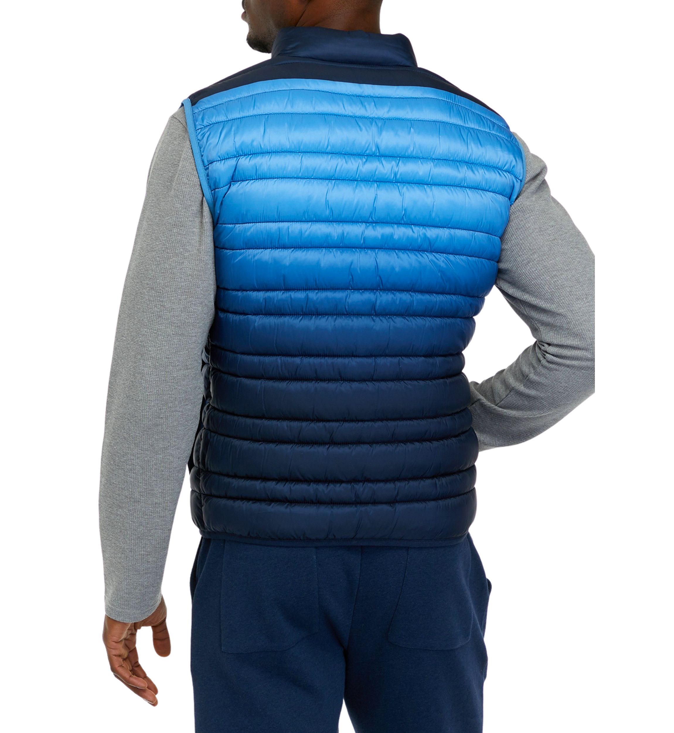 Lightweight Ombre Quilted Vest