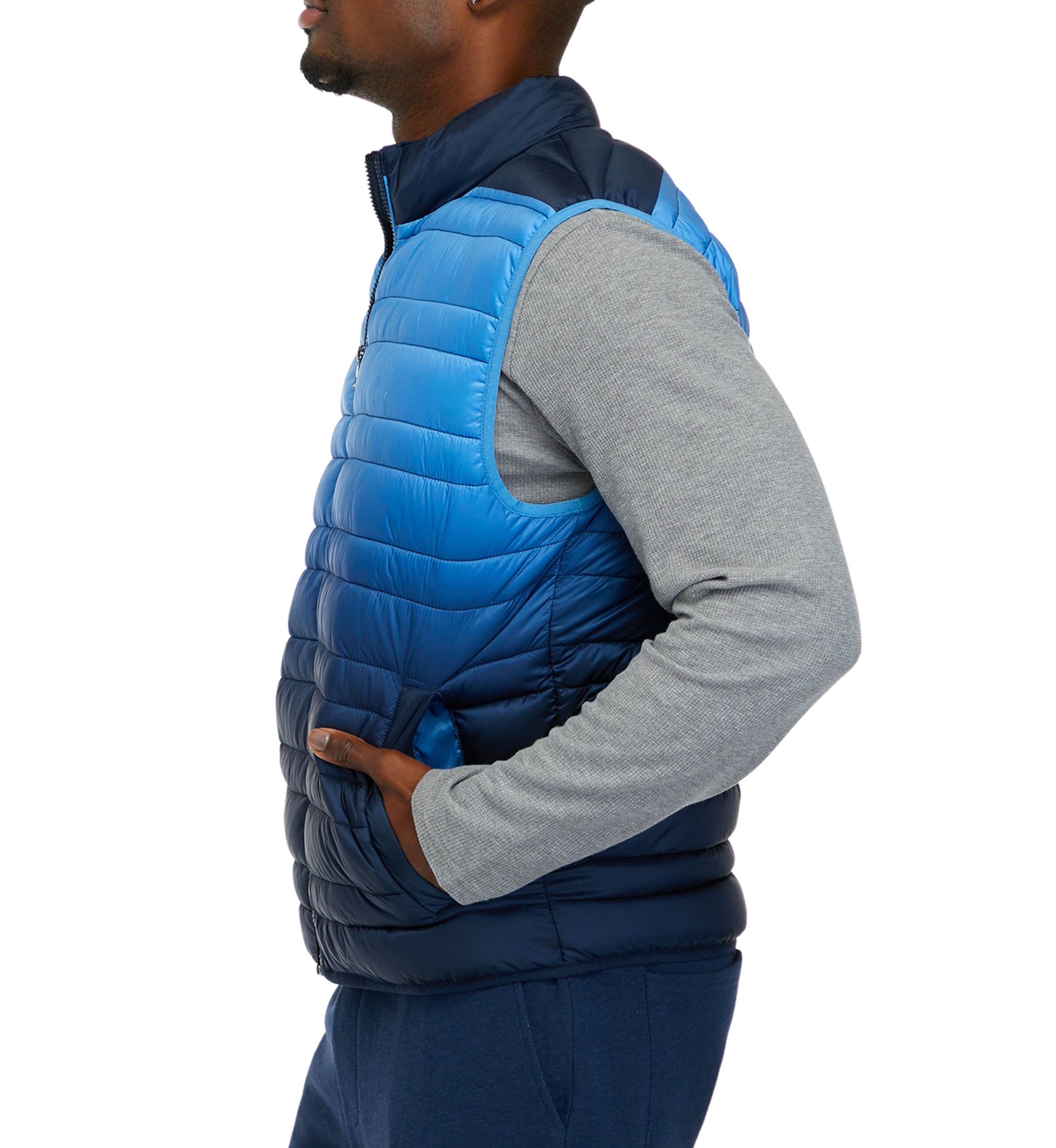 Lightweight Ombre Quilted Vest