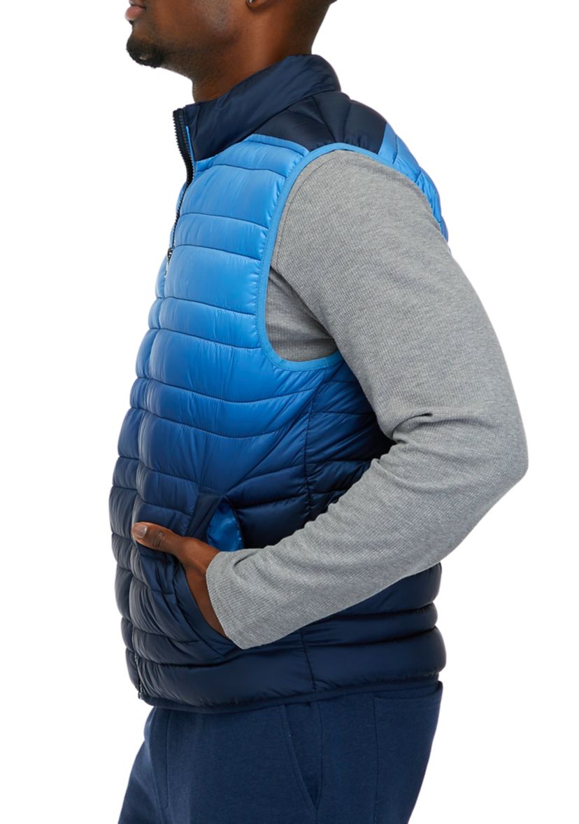 Lightweight Ombre Quilted Vest