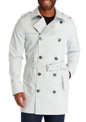 Michael kors mens trench hot sale coat