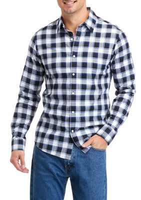 Michael Kors Long Sleeve Slim Check Shirt | belk