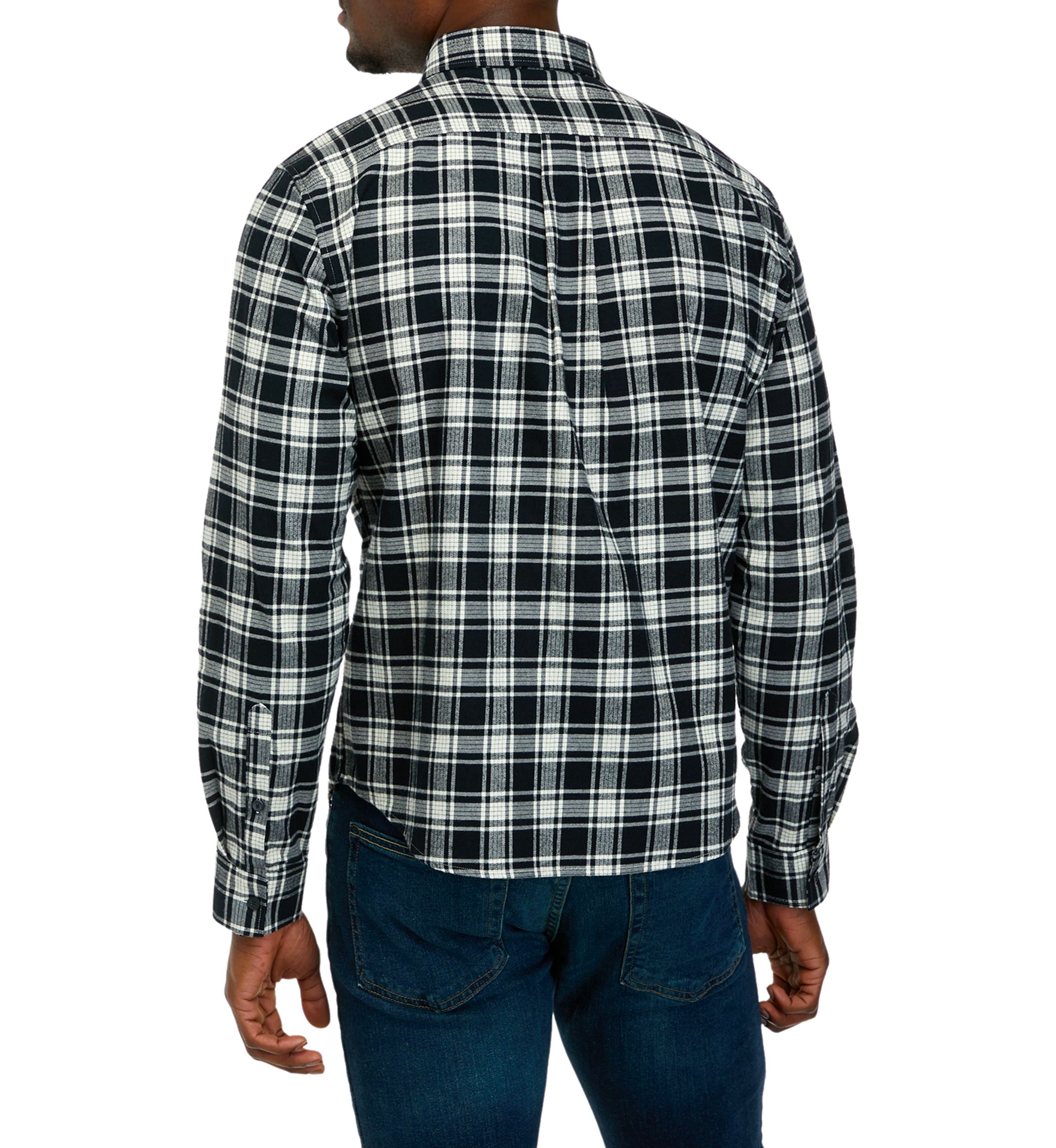 Long Sleeve Relaxed Flannel Shirt