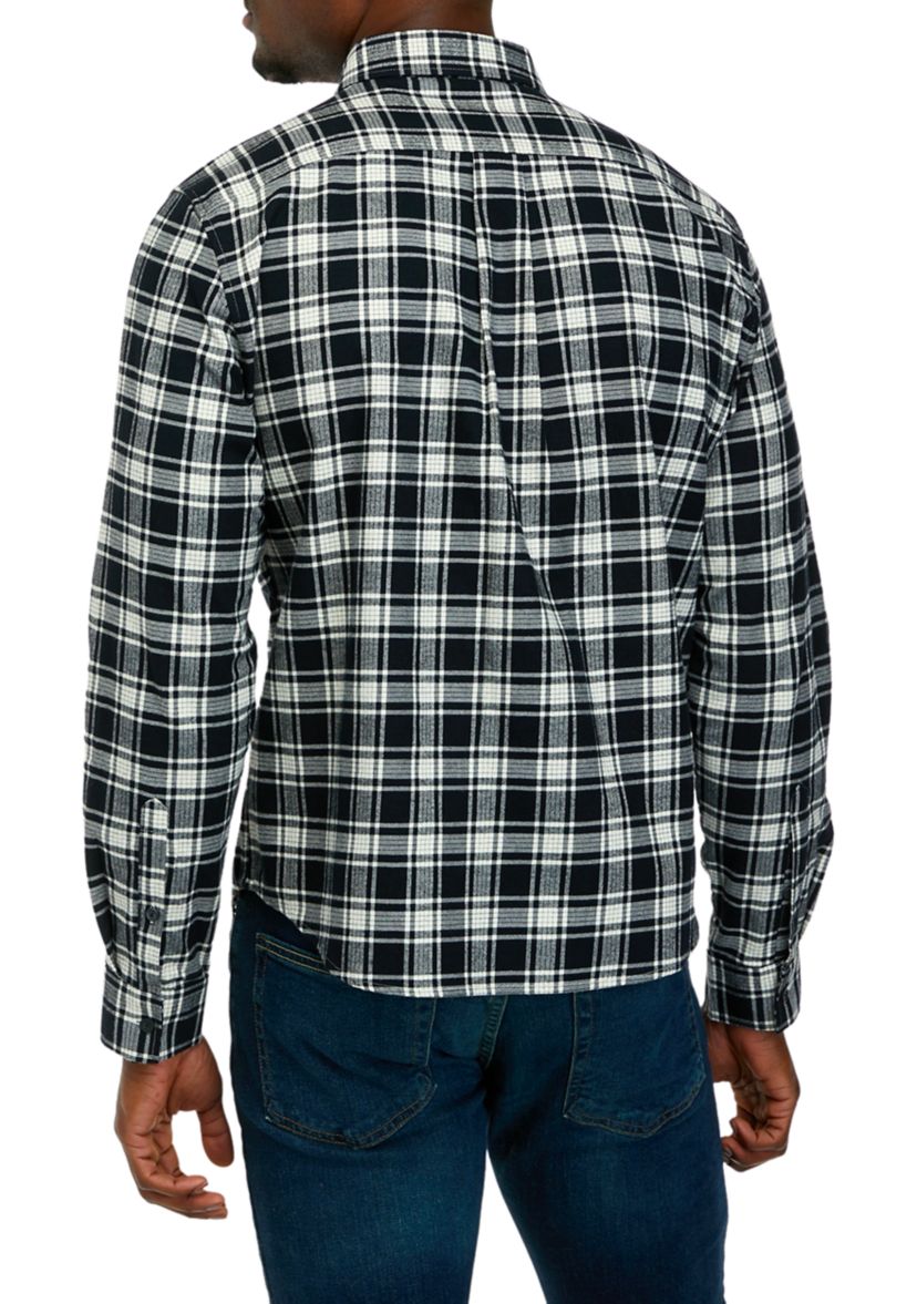 Long Sleeve Relaxed Flannel Shirt