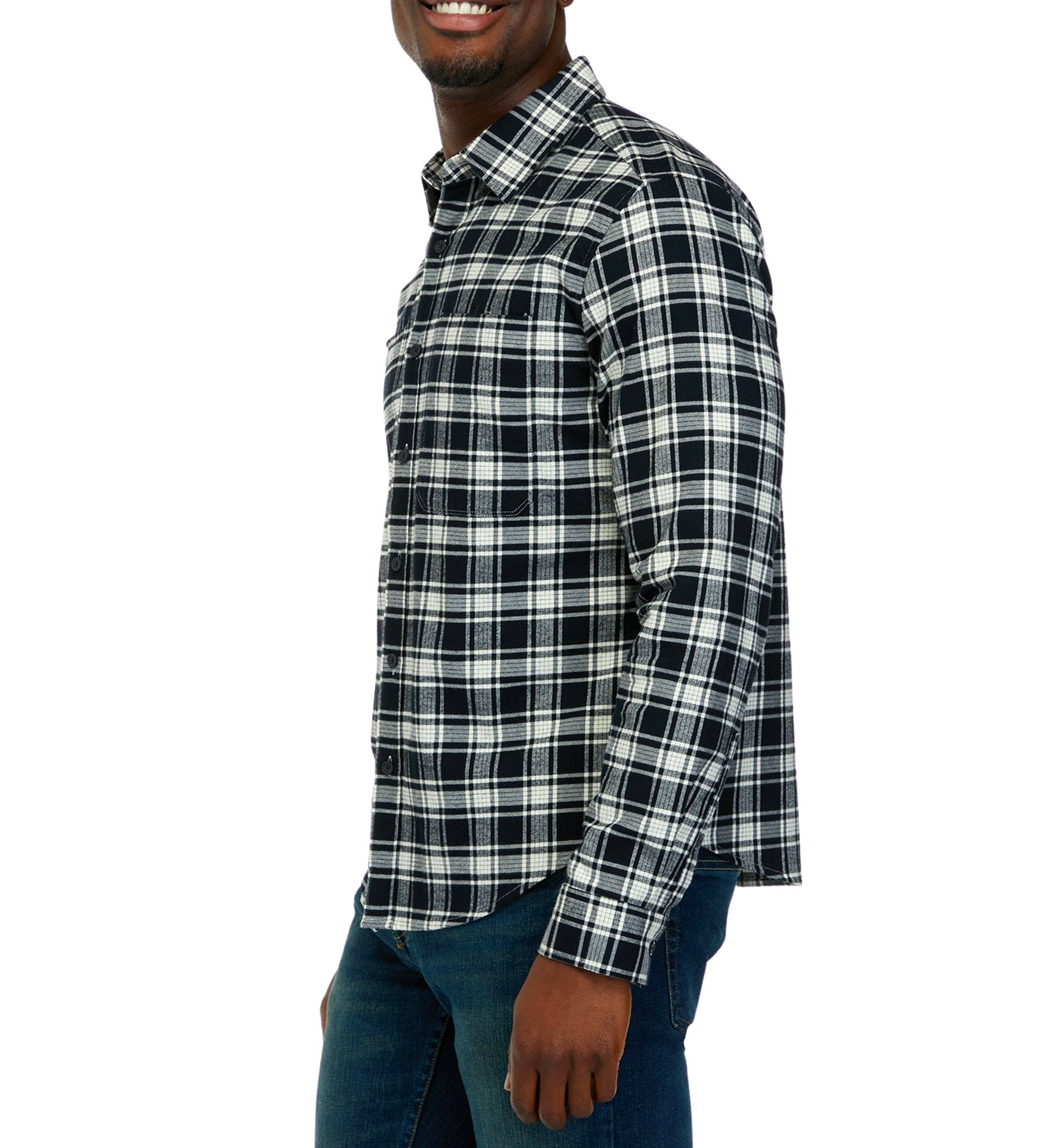 Long Sleeve Relaxed Flannel Shirt