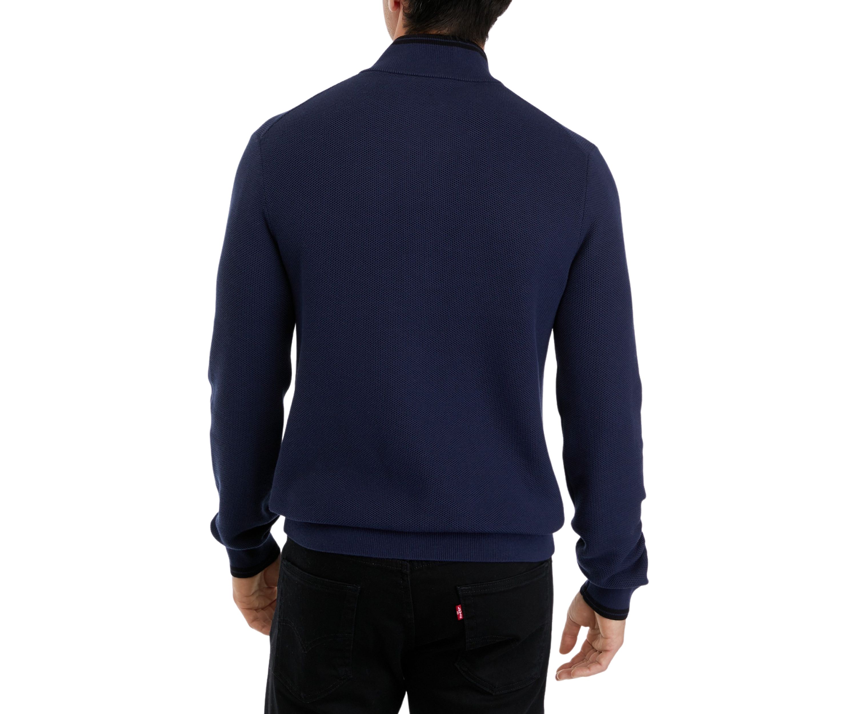 1/4 Zip Cotton Pullover