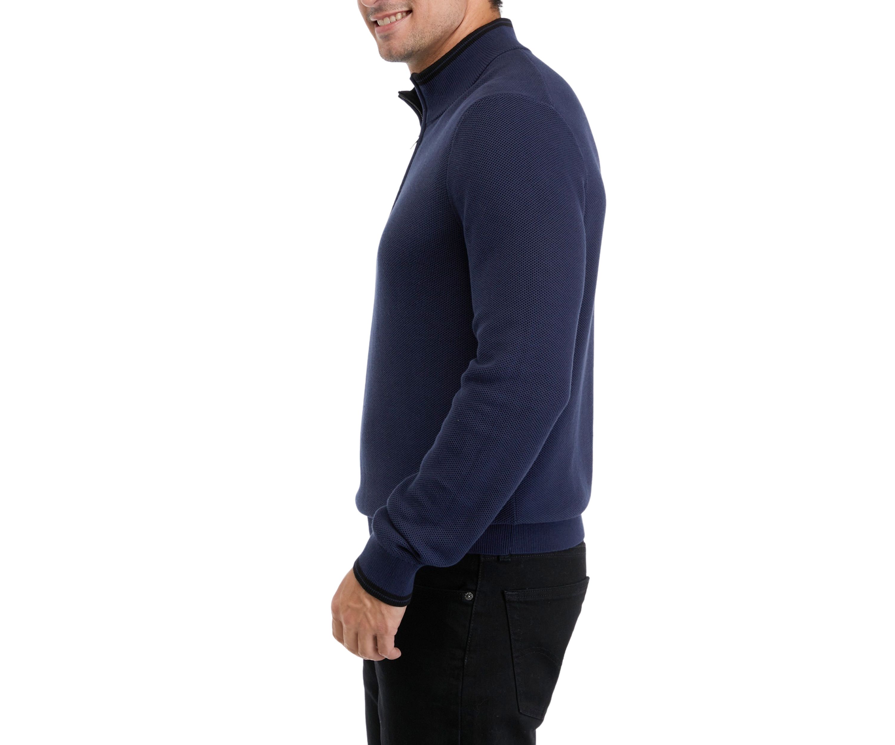 1/4 Zip Cotton Pullover