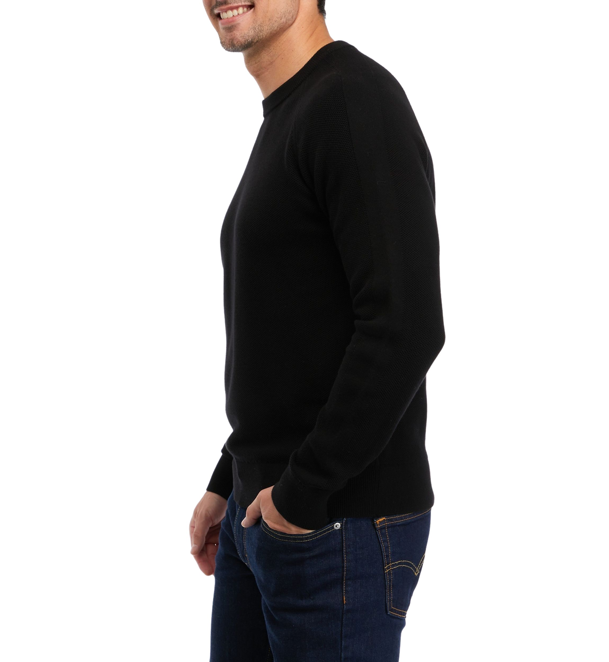 Stitch Cotton Crew Neck T-Shirt