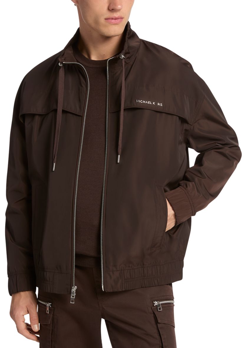 Mens Mock Neck Windbreaker