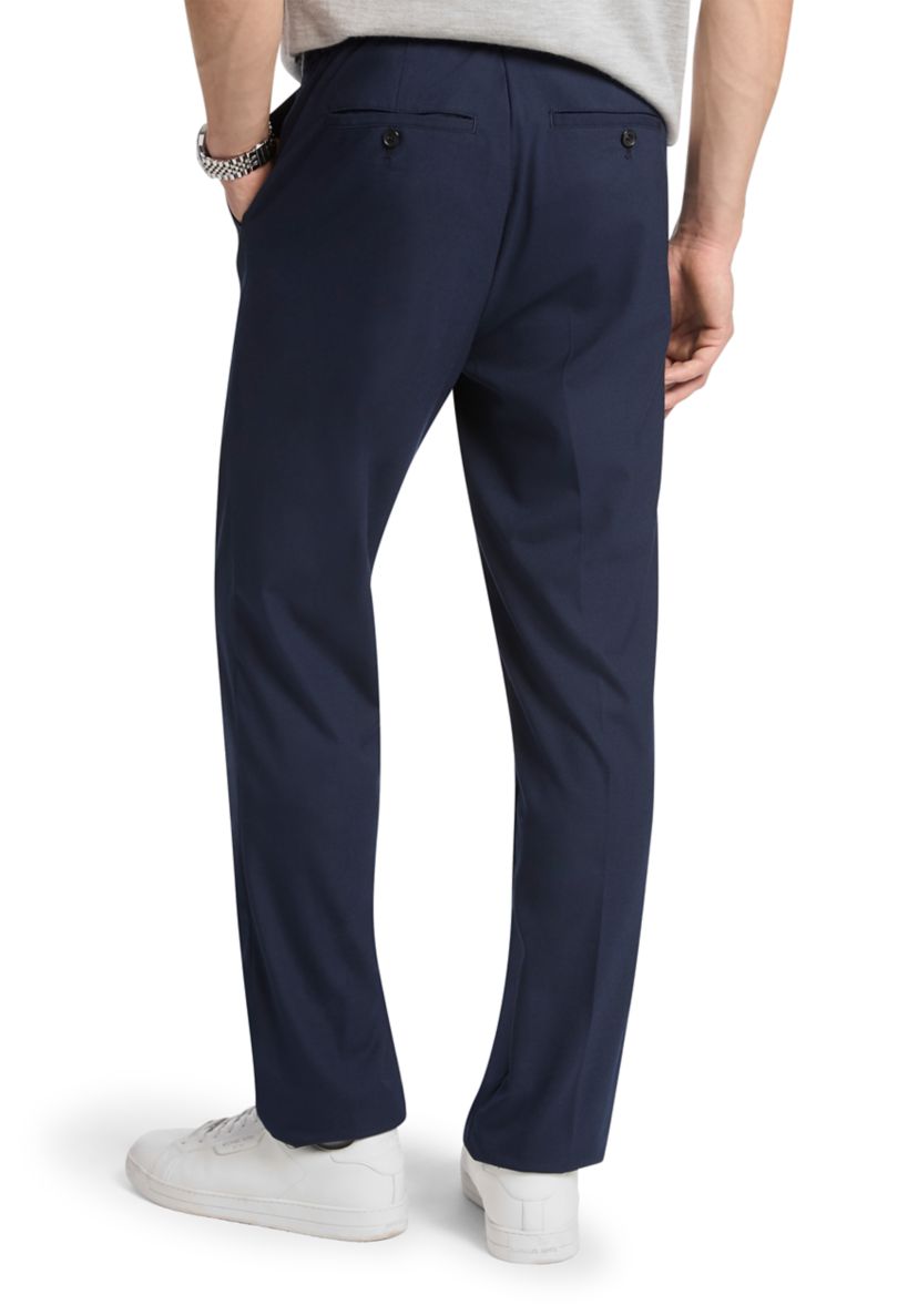Mens Stretch Elastic Waistband Pants