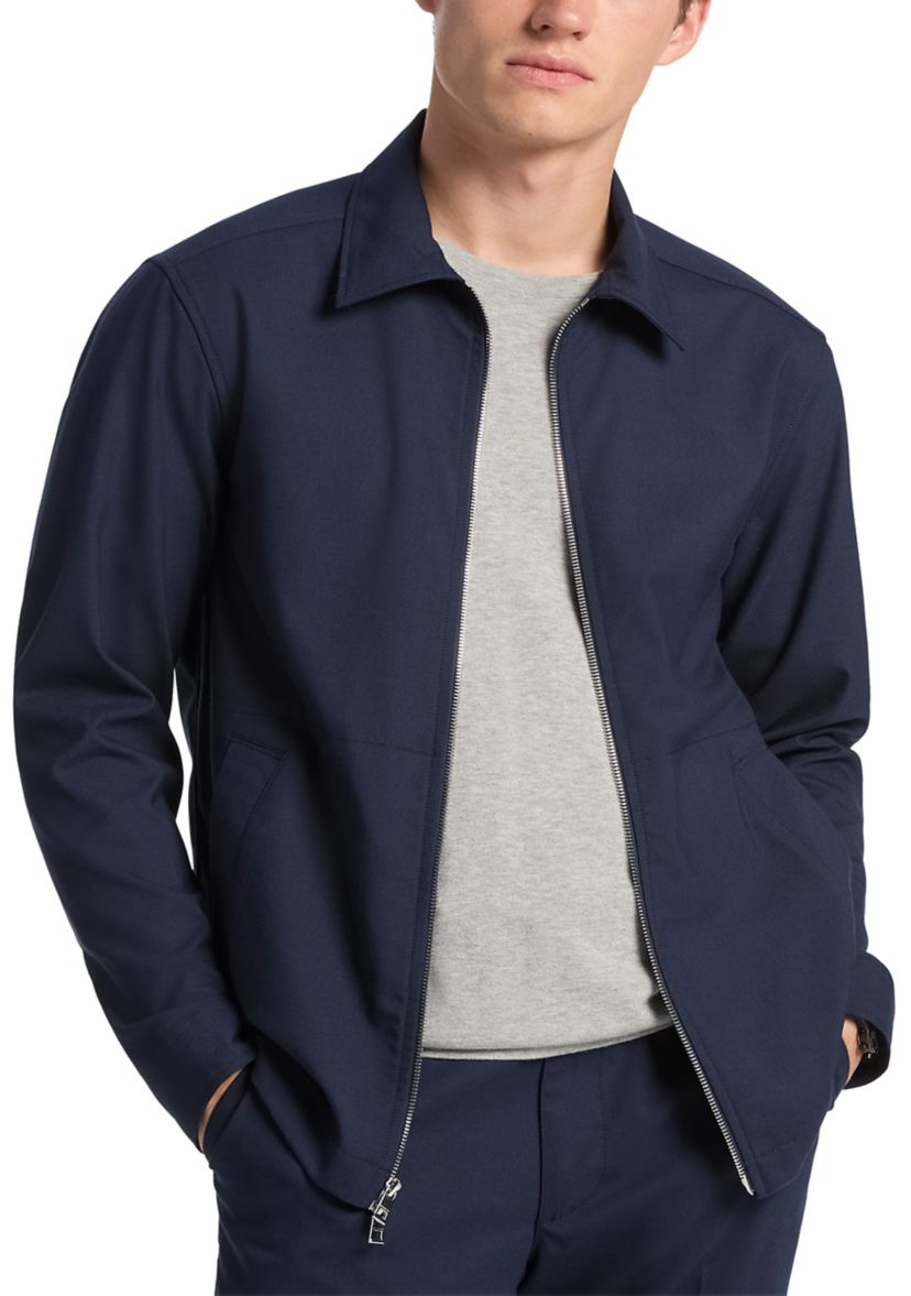 Mens Zip Shirt Jacket