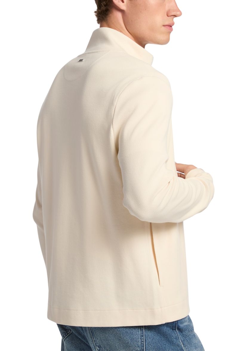 Mens Dense Rib Zip Up