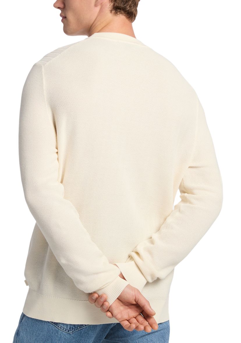 Mens Mouline Crew Neck Sweater