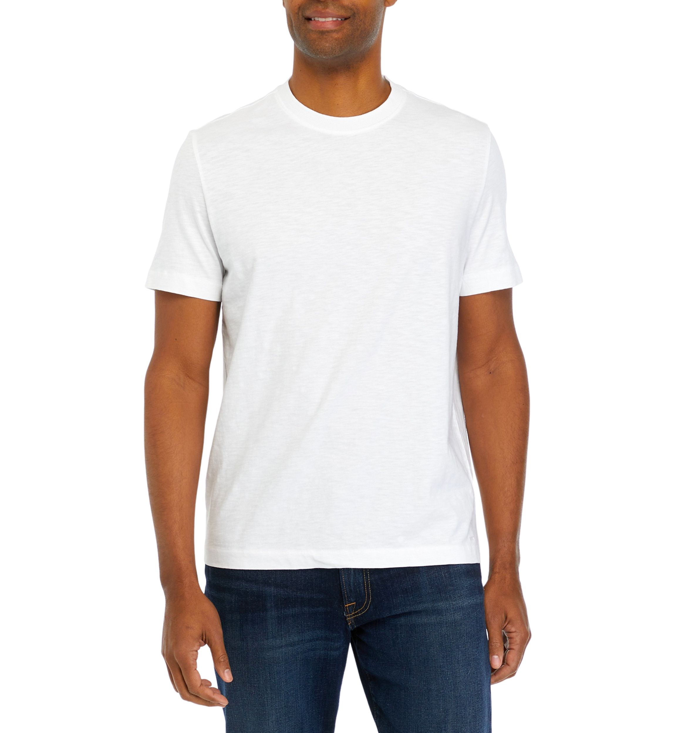 Short Sleeve Slub Crew T-Shirt