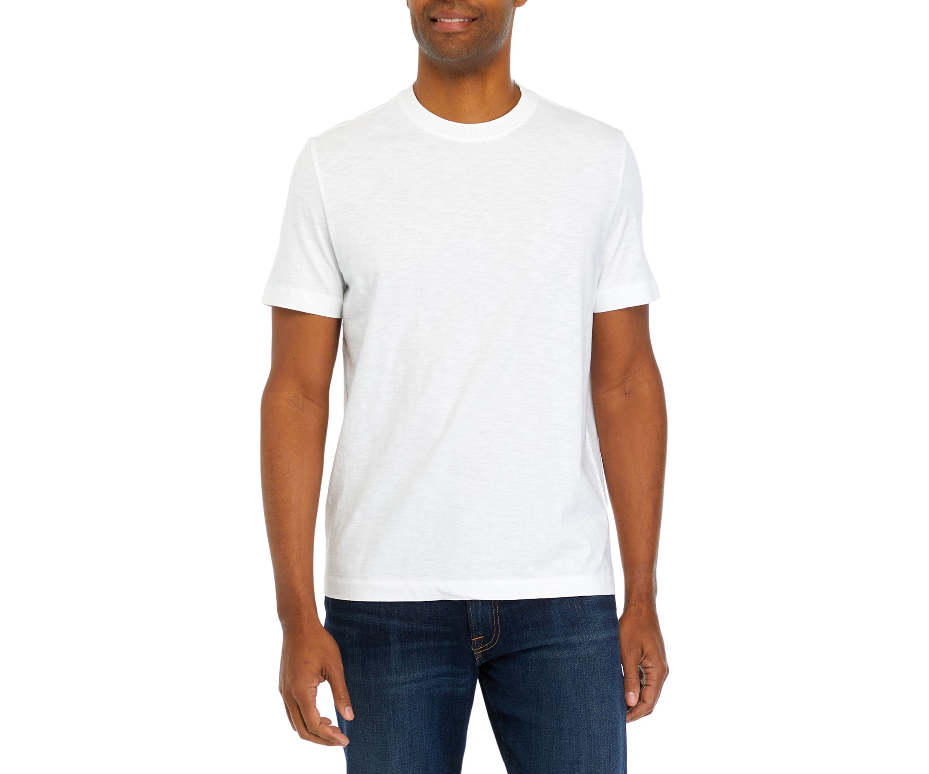Short Sleeve Slub Crew T-Shirt