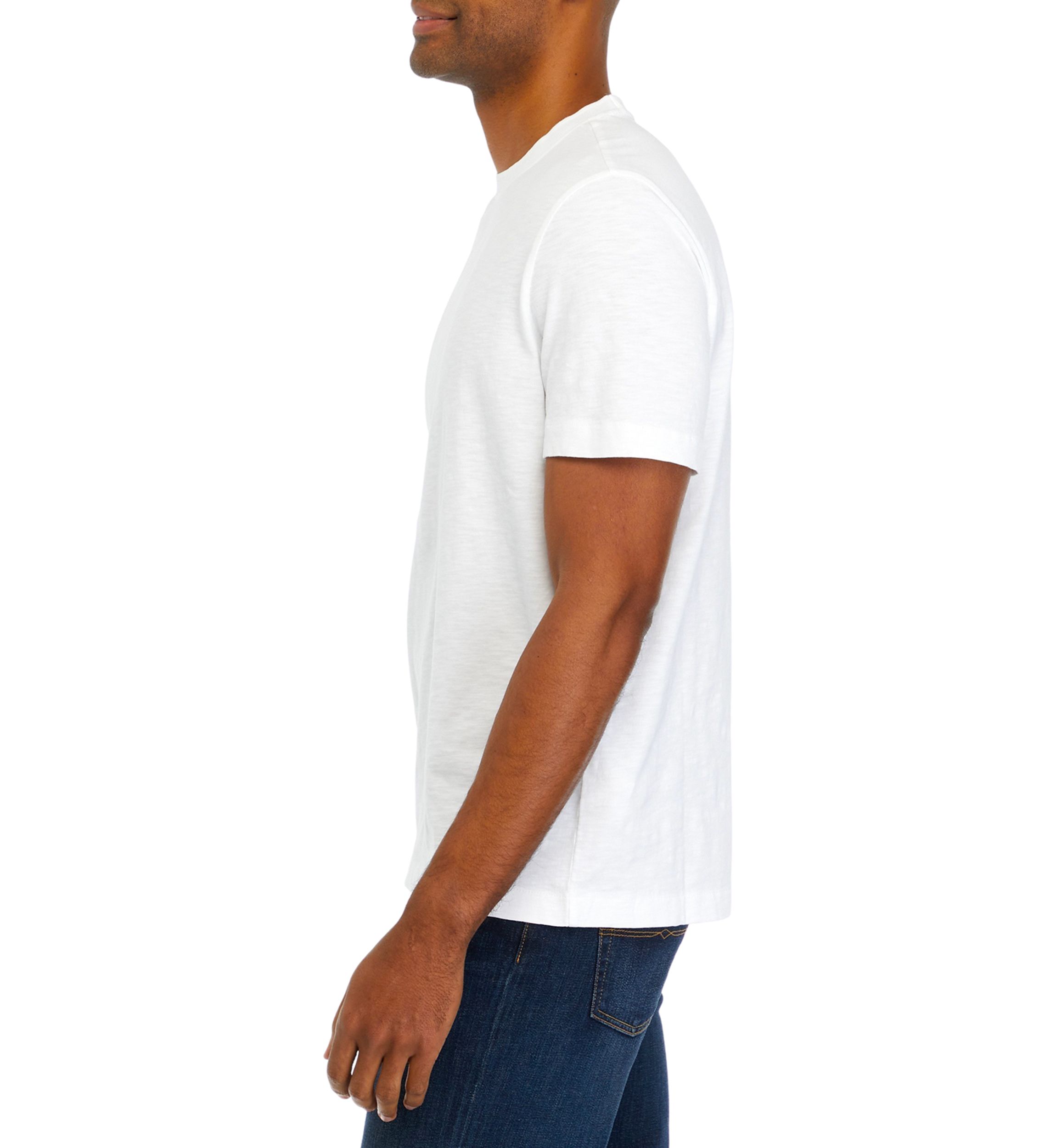 Short Sleeve Slub Crew T-Shirt