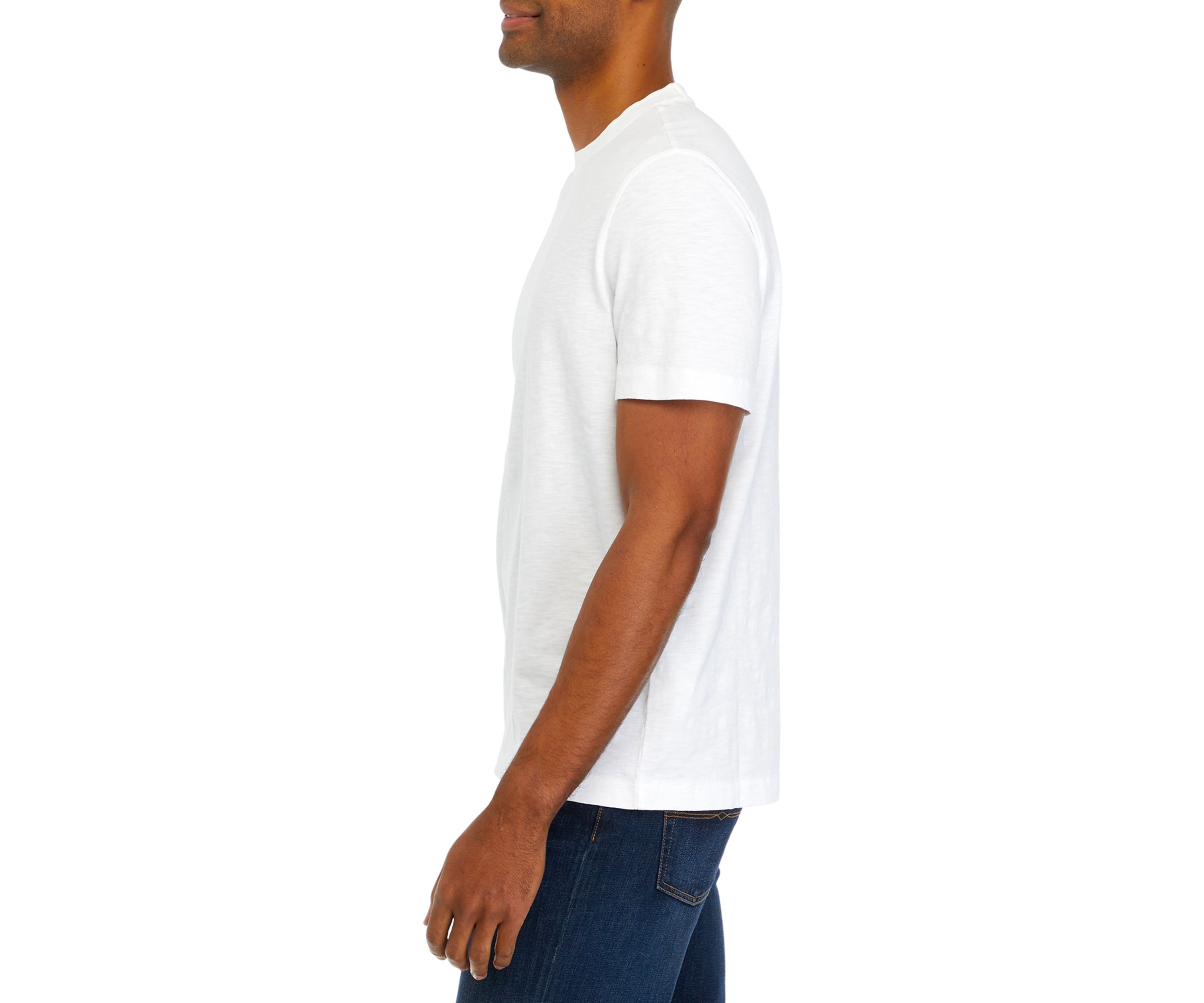 Short Sleeve Slub Crew T-Shirt