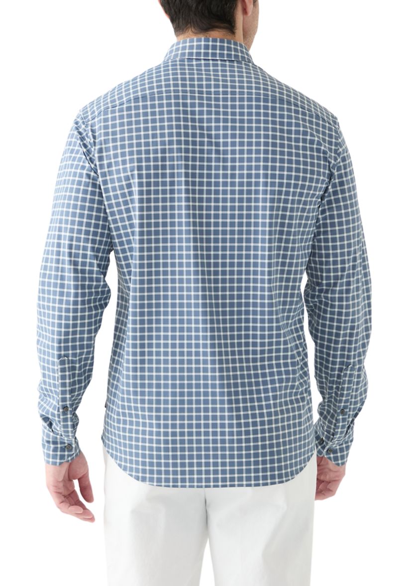 Mens Plaid Button Up Shirt 