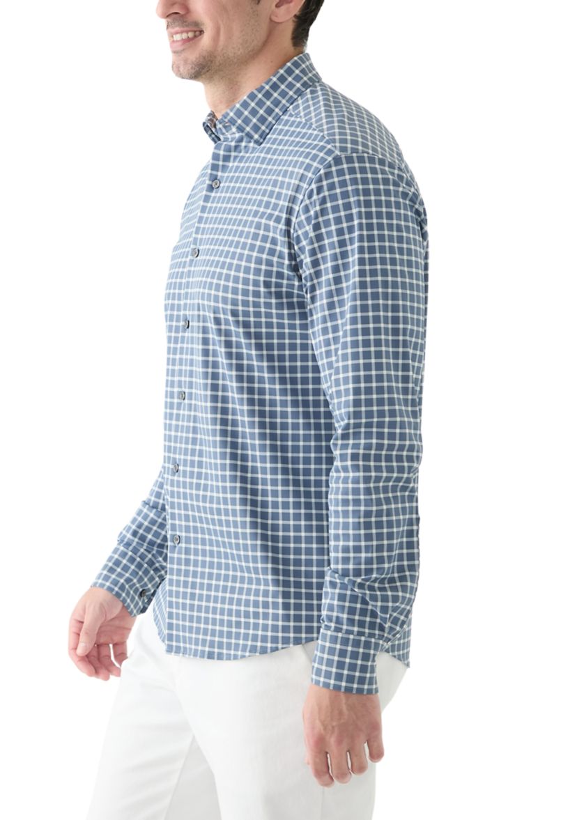 Mens Plaid Button Up Shirt 