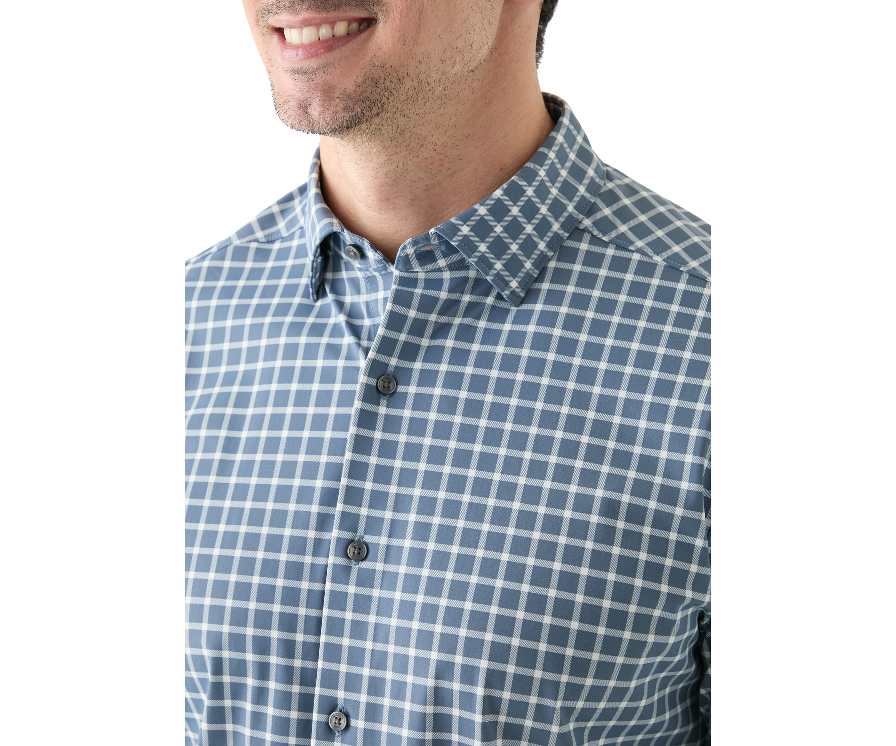 Mens Plaid Button Up Shirt 