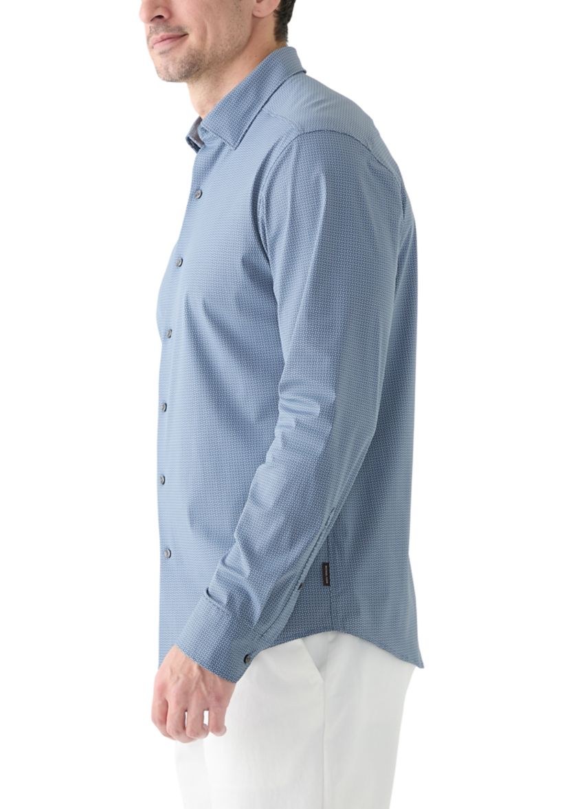 Mens Long Sleeve Printed Shirt