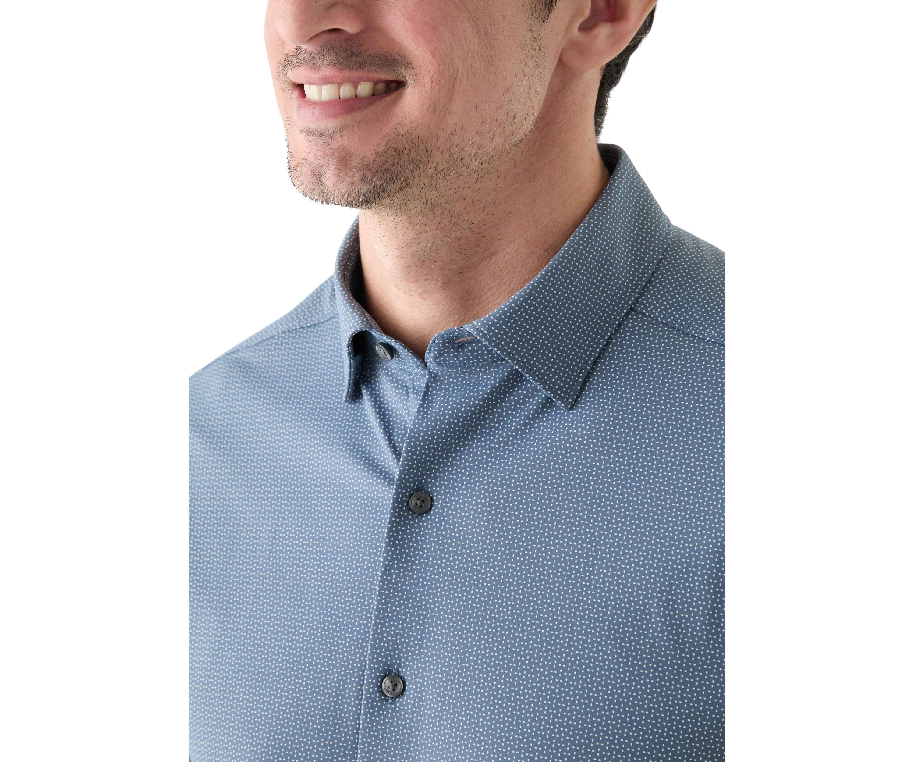 Mens Long Sleeve Printed Shirt