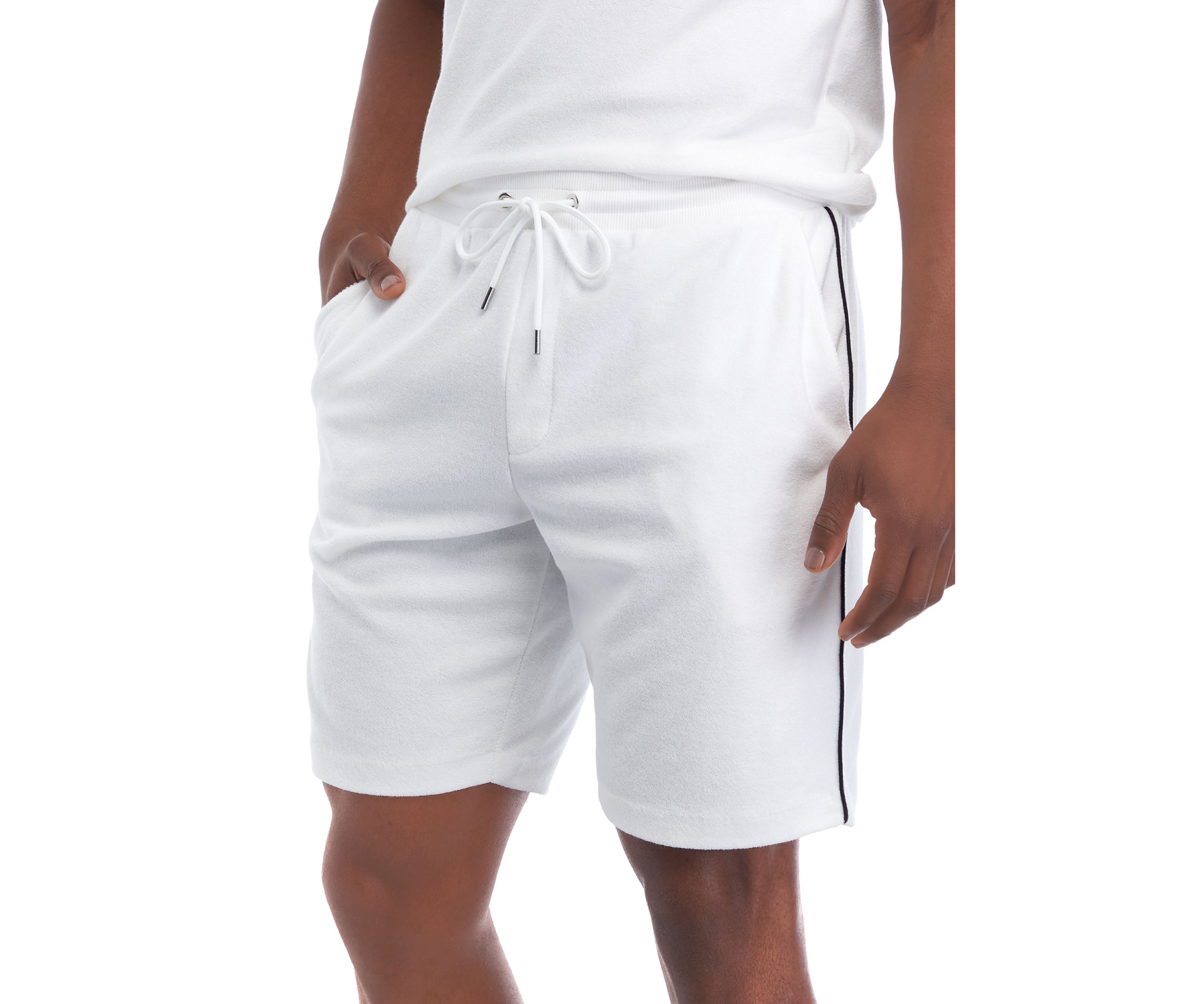 Terry Piped Shorts
