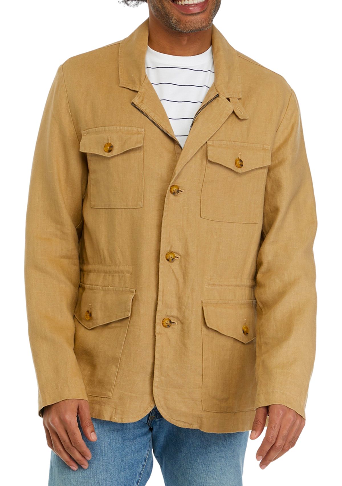Linen Safari Jacket 