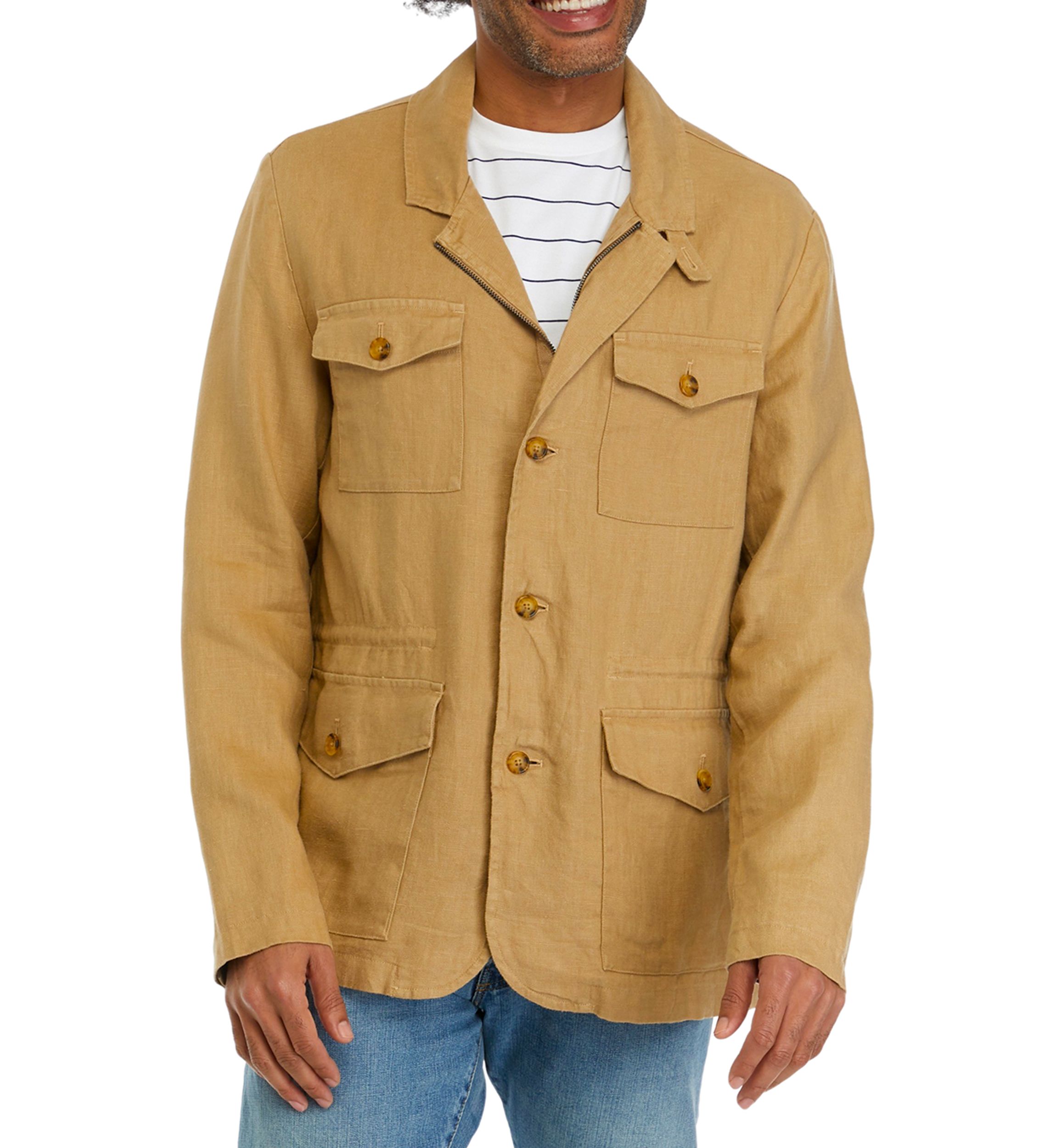 Linen Safari Jacket 
