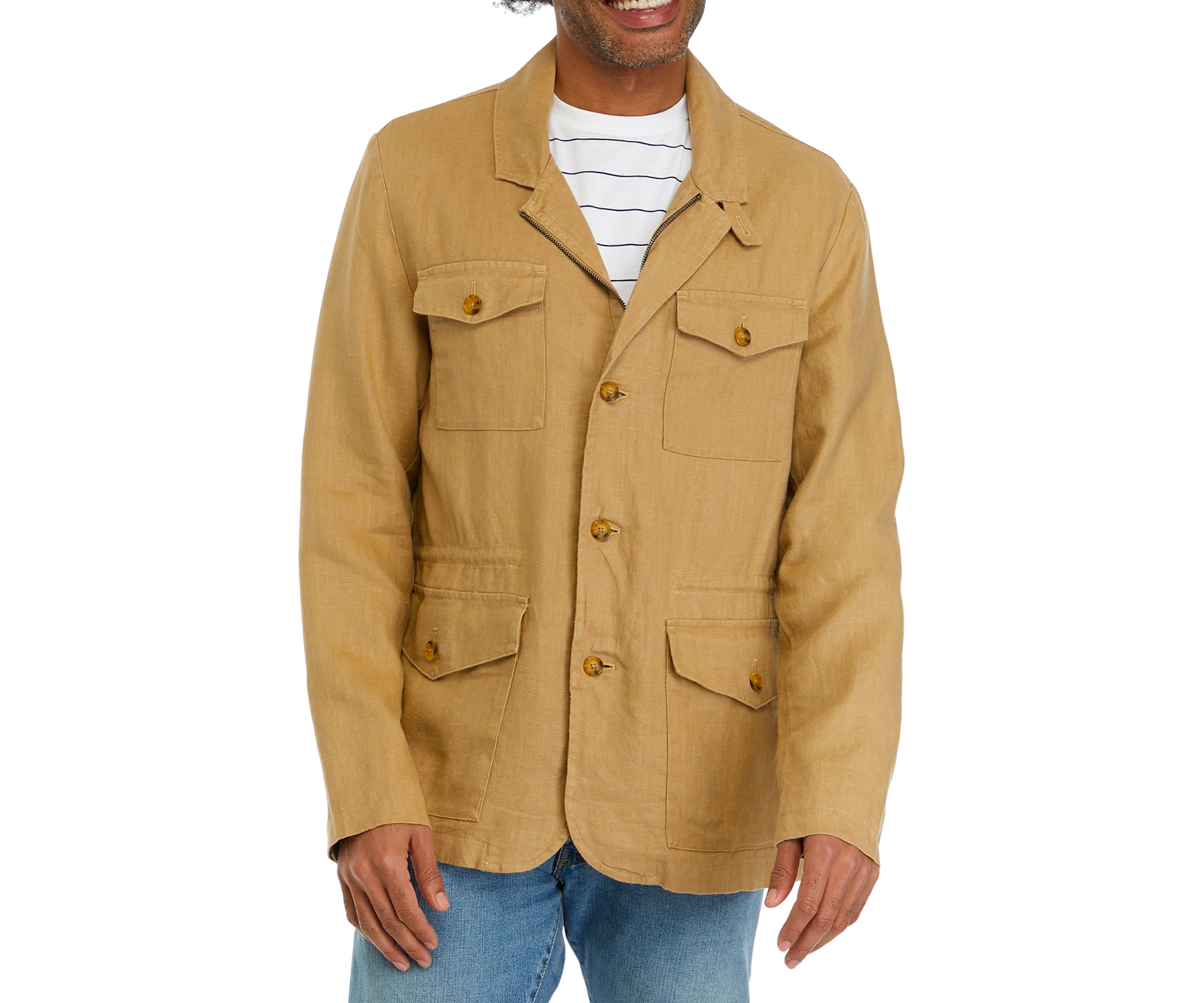 Linen Safari Jacket 