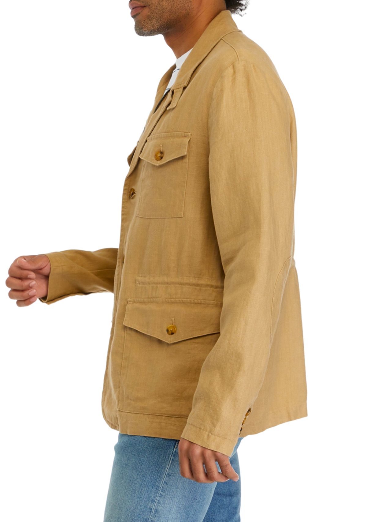 Linen Safari Jacket 
