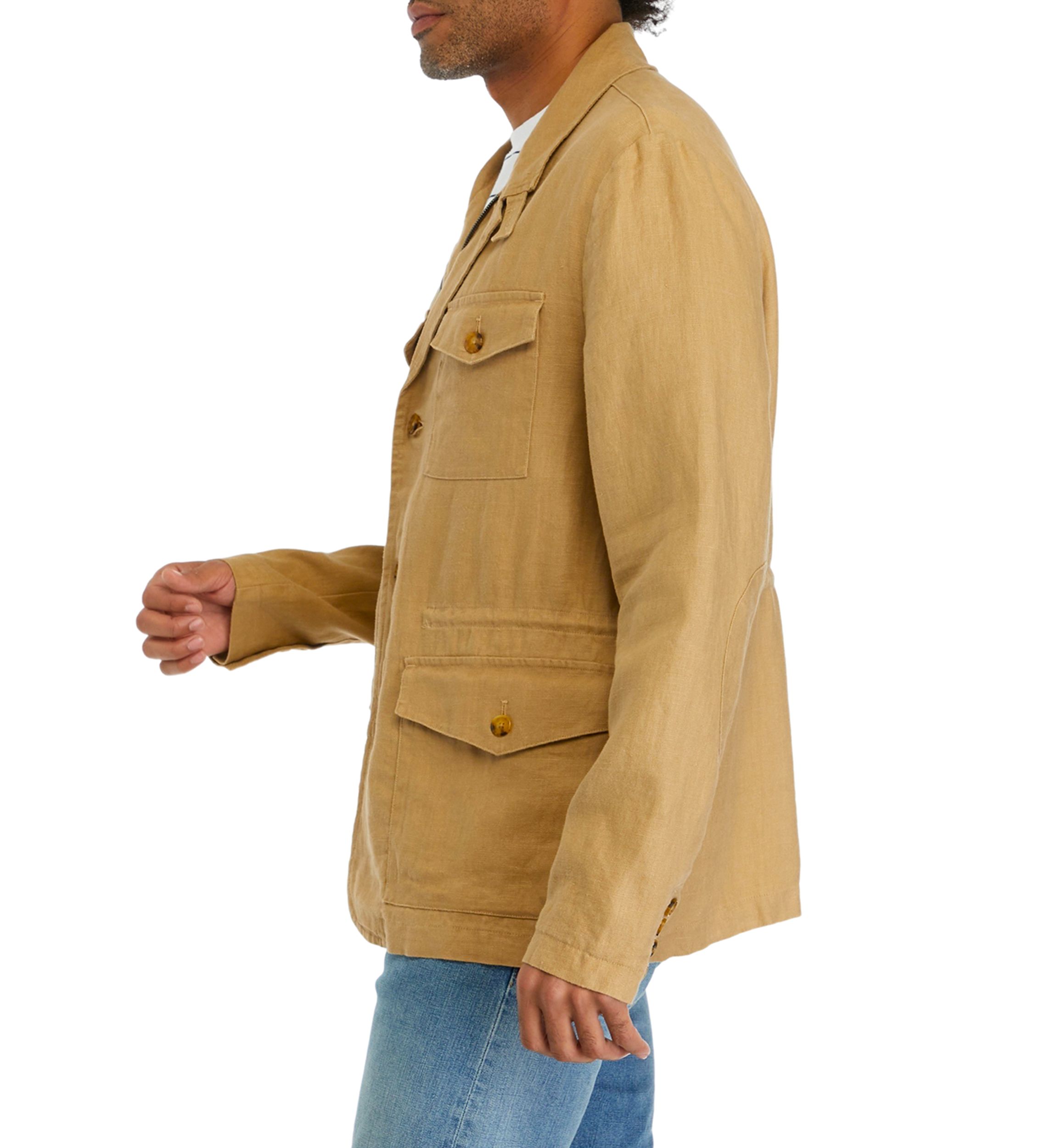 Linen Safari Jacket 