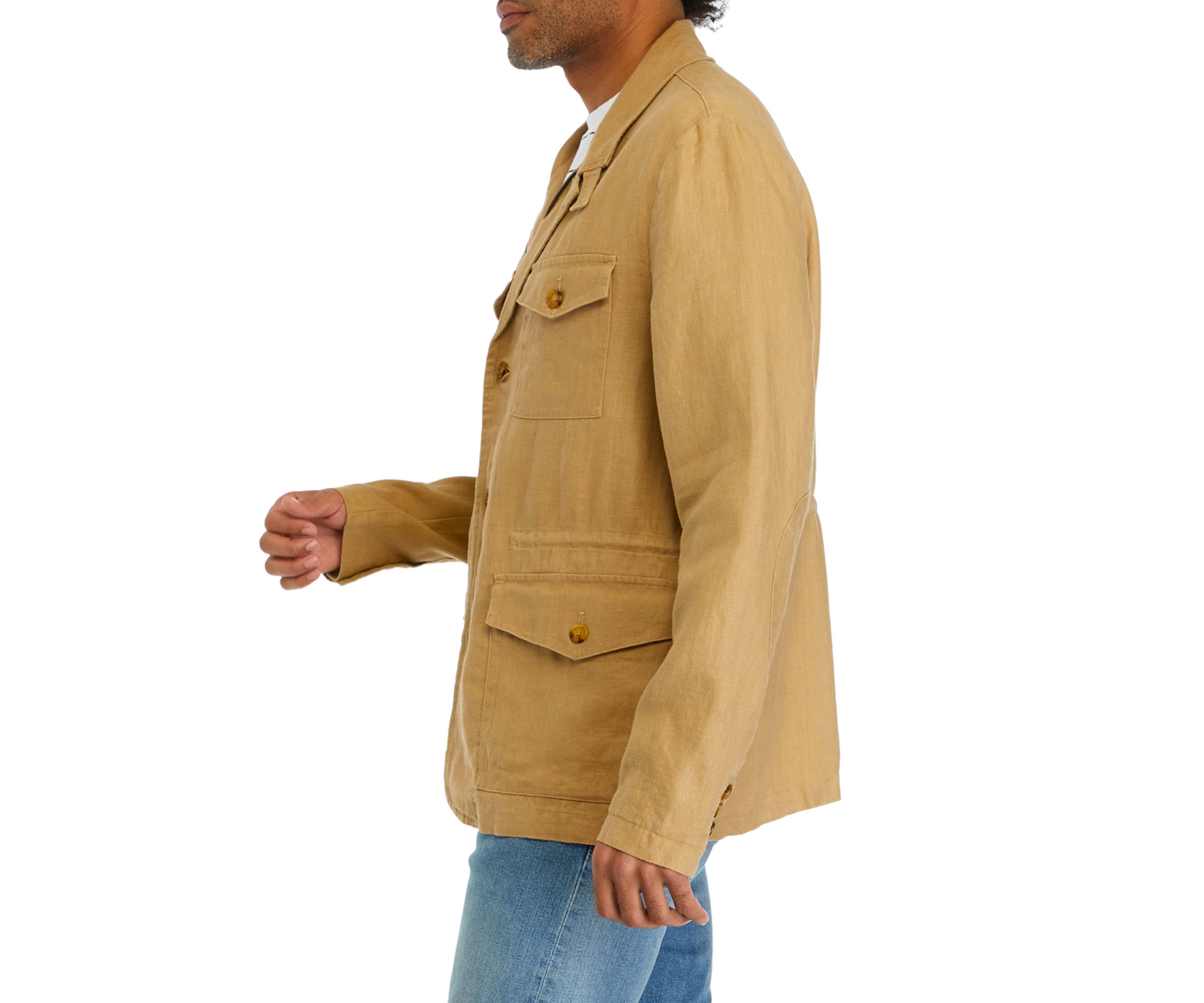 Linen Safari Jacket 