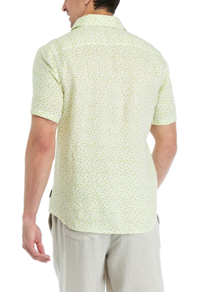 Ditsy Floral Printed Linen Shirt