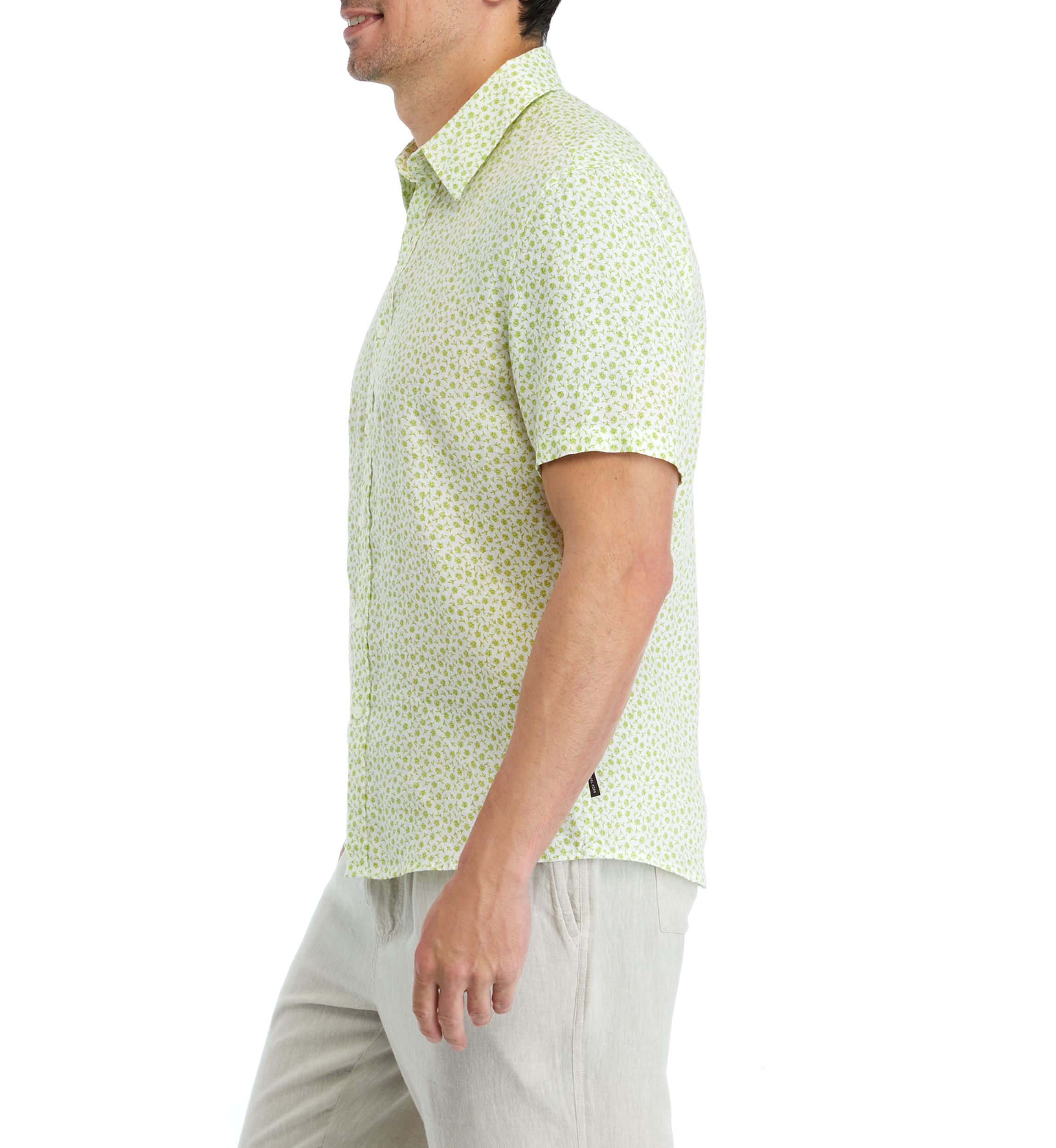 Ditsy Floral Printed Linen Shirt