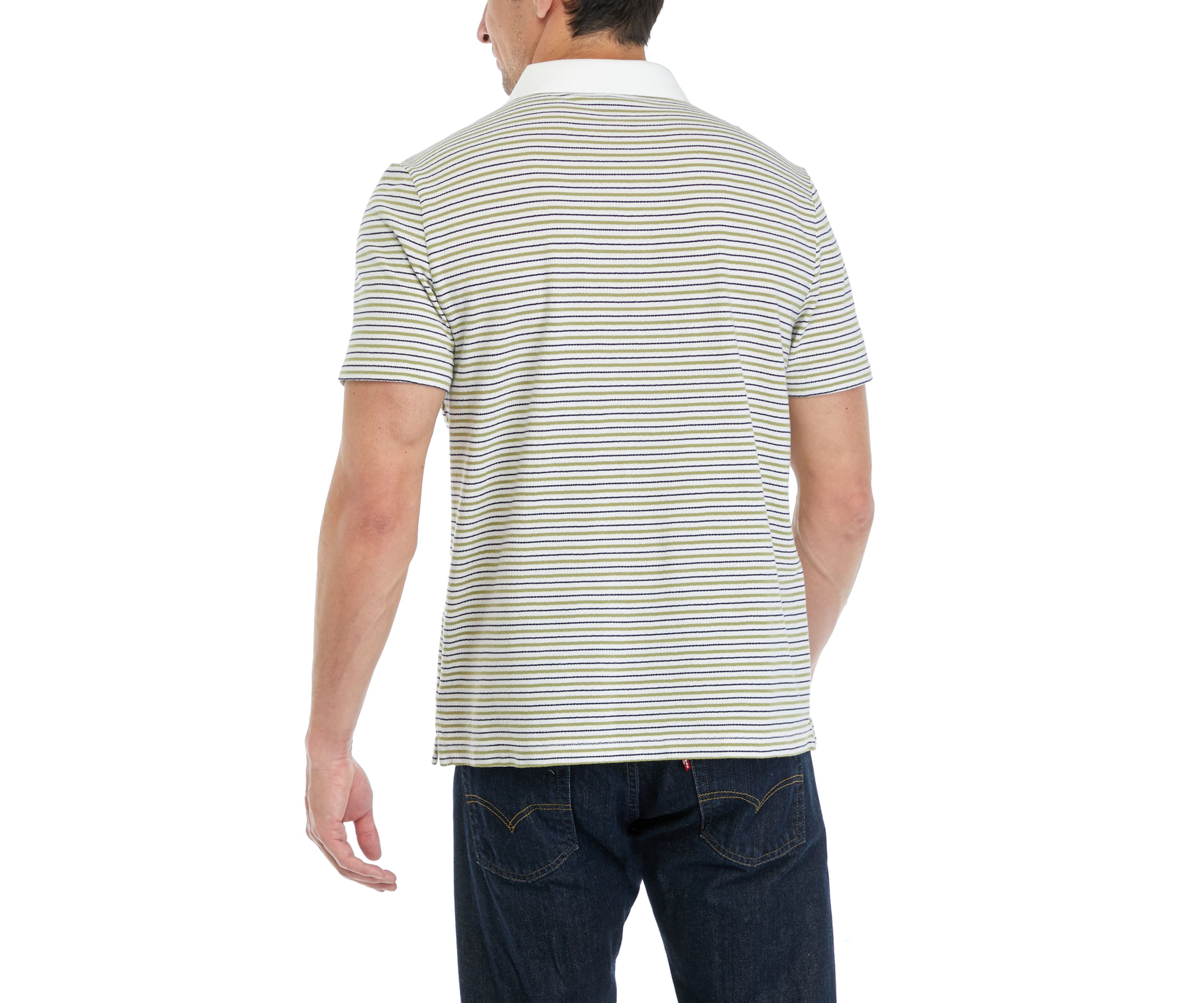 Mens Striped Polo Shirt